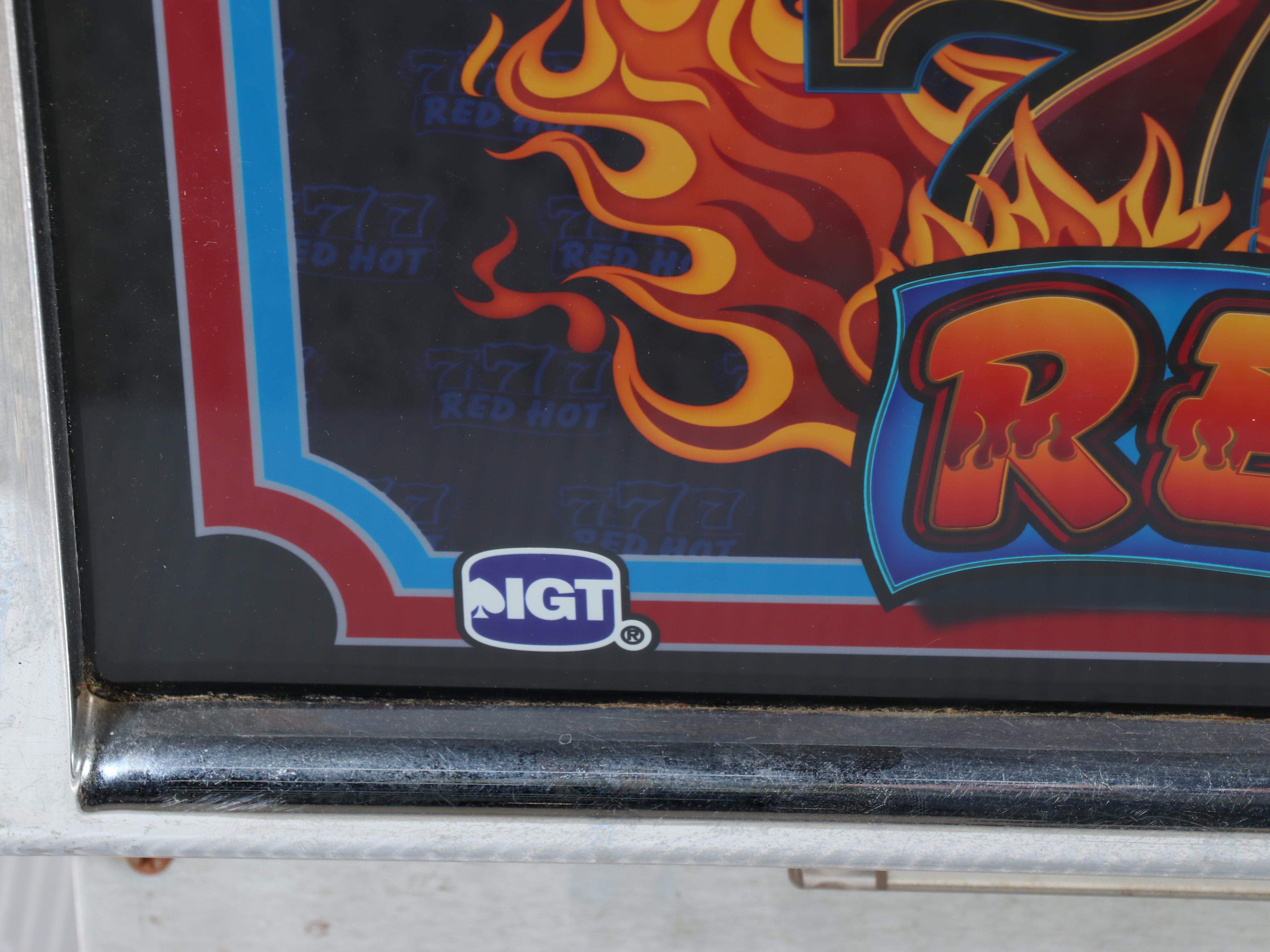 IGT "Triple Double 777 Red Hot" Slot Machine with Cabinet Stand, 2000