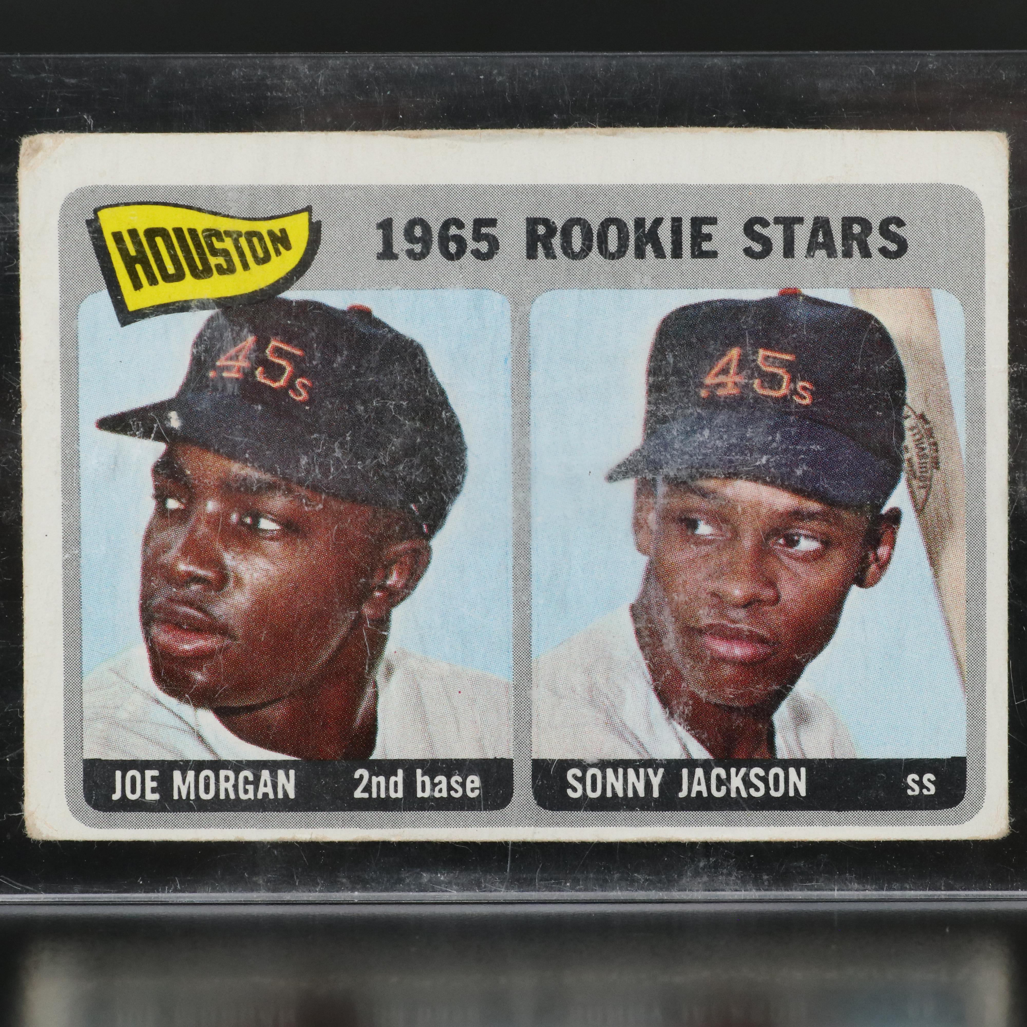1965 Topps Joe Morgan Houston Astros Rookie Baseball Card