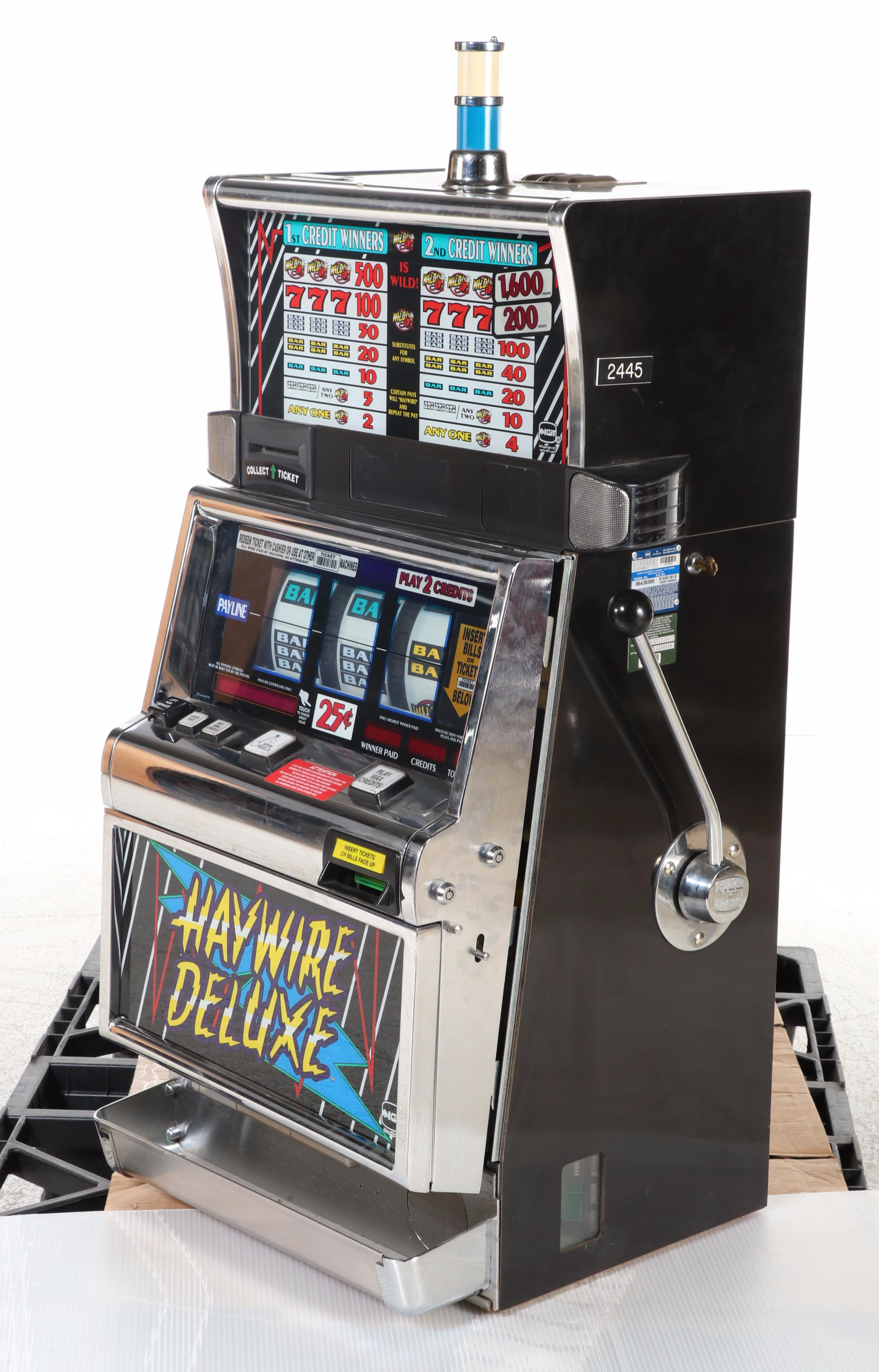 American IGT "Haywire Deluxe" Slot Machine with Cabinet Stand, 2006