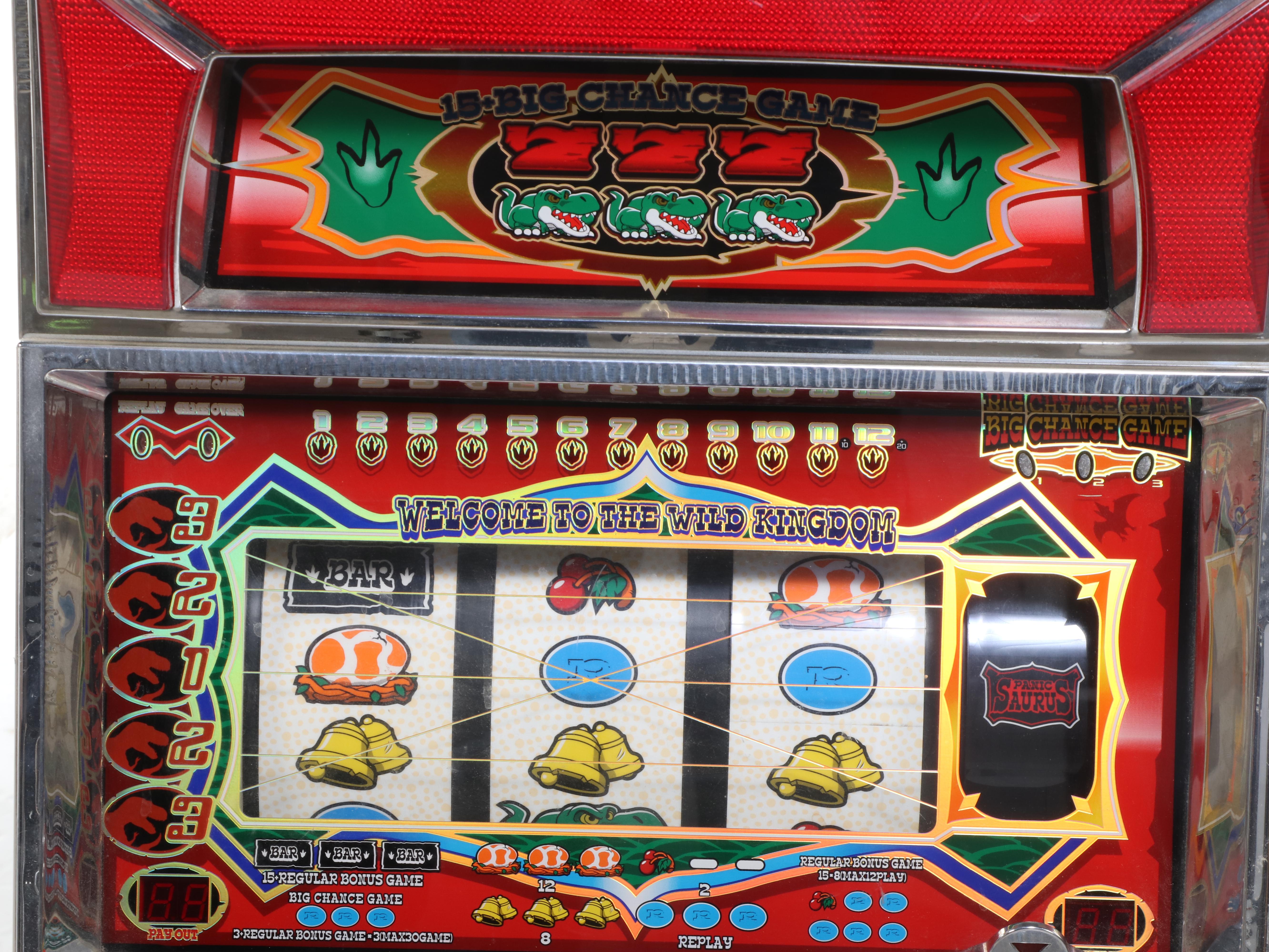 Yamasa Co. Japanese "Panic Saurus" Slot Machine, 2002