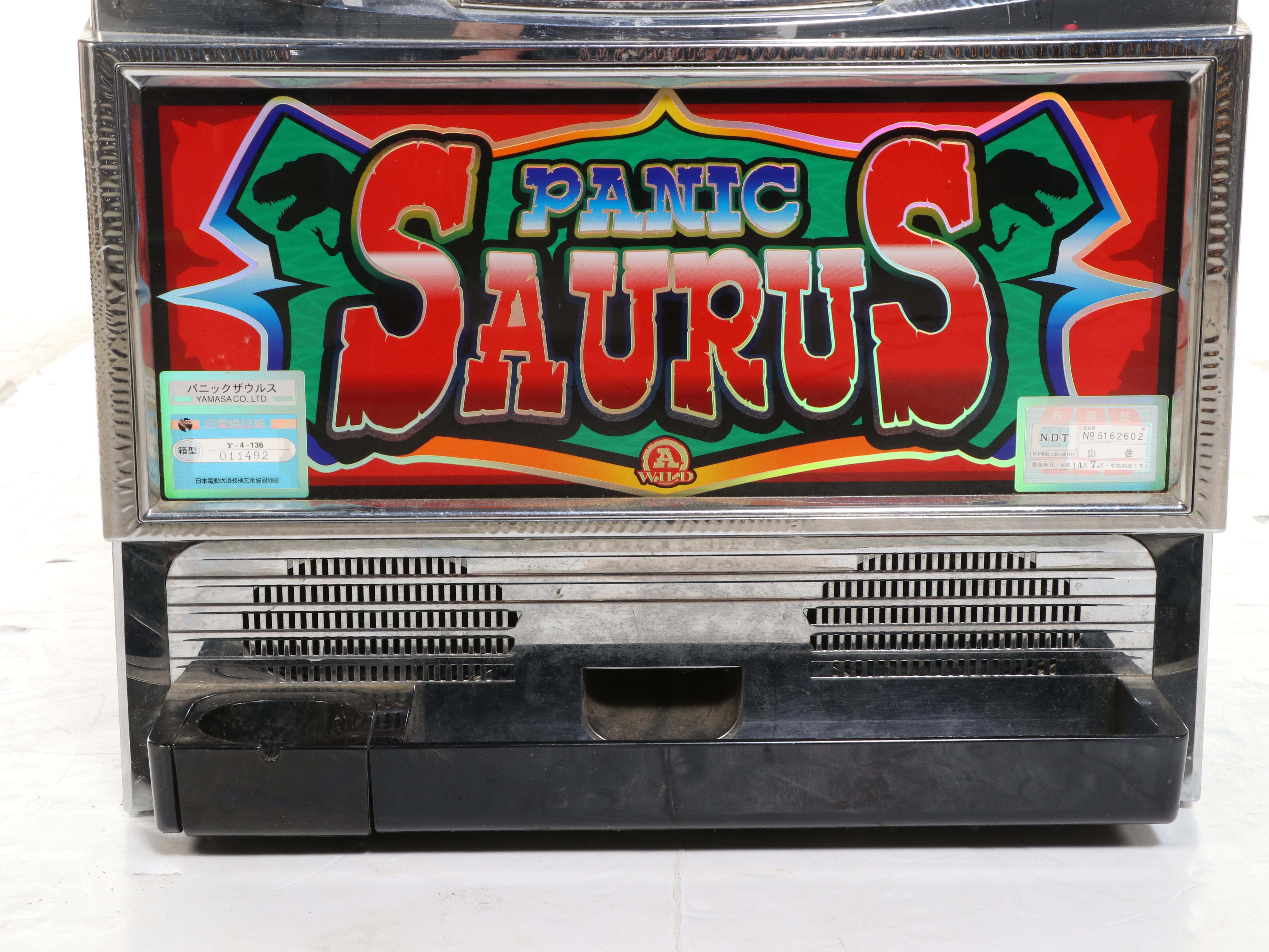 Yamasa Co. Japanese "Panic Saurus" Slot Machine, 2002