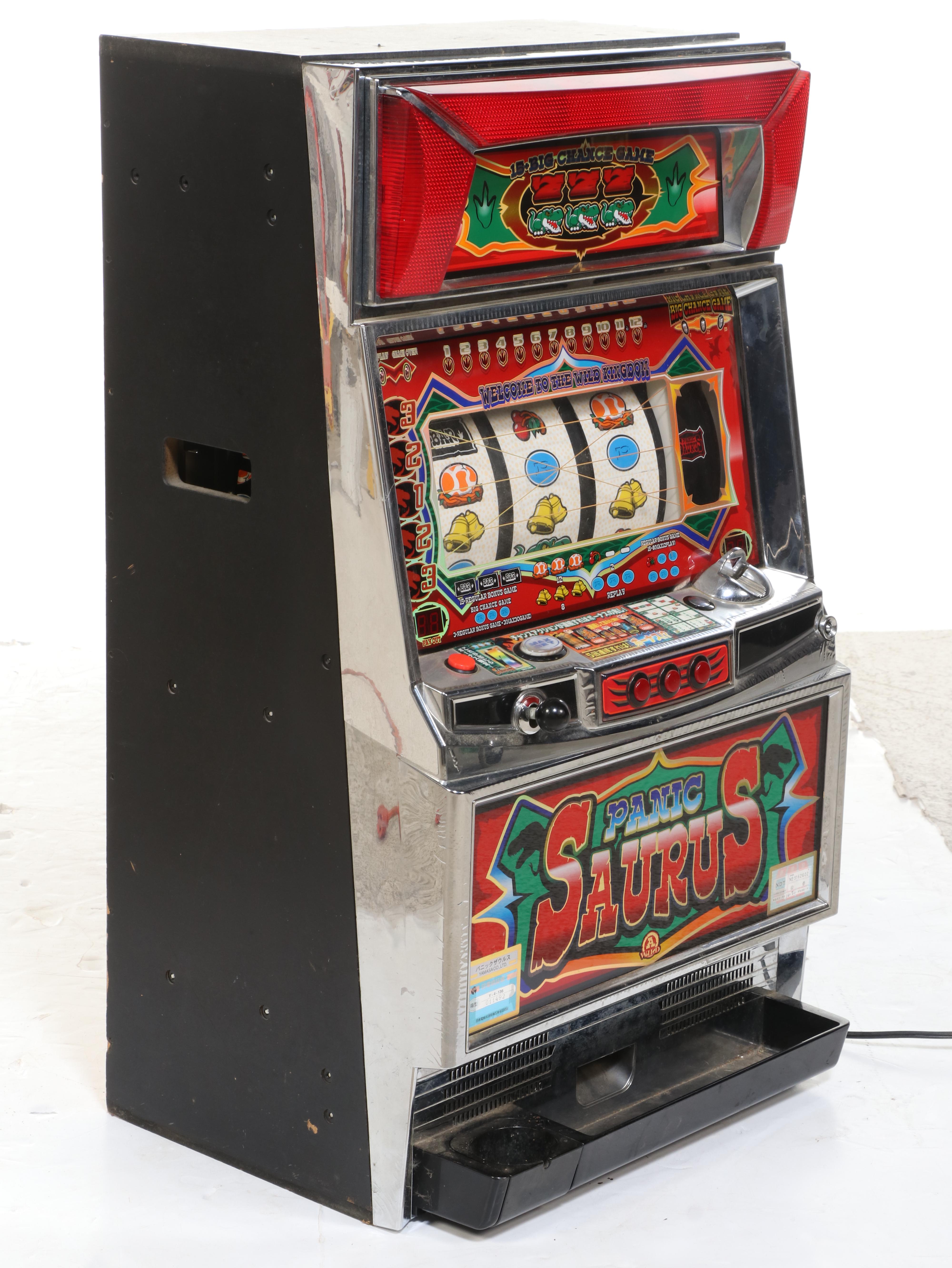 Yamasa Co. Japanese "Panic Saurus" Slot Machine, 2002