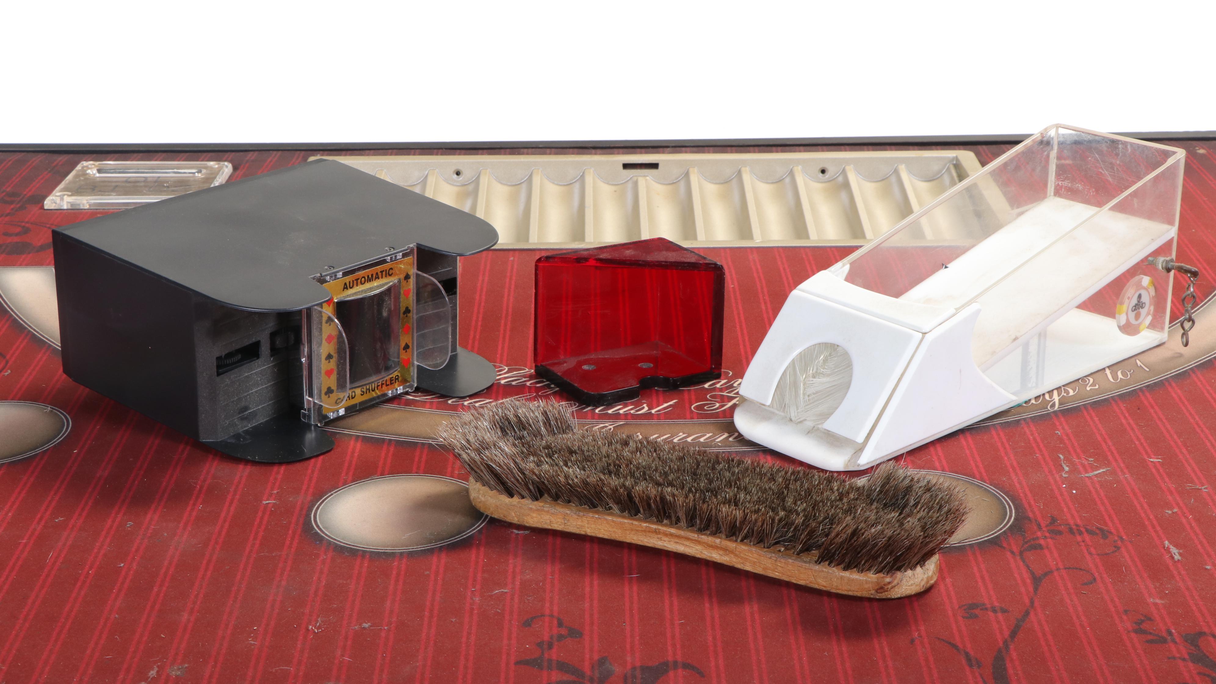 Barrel Base Blackjack Table with Seven Gasser Chair Co. Chairs and More