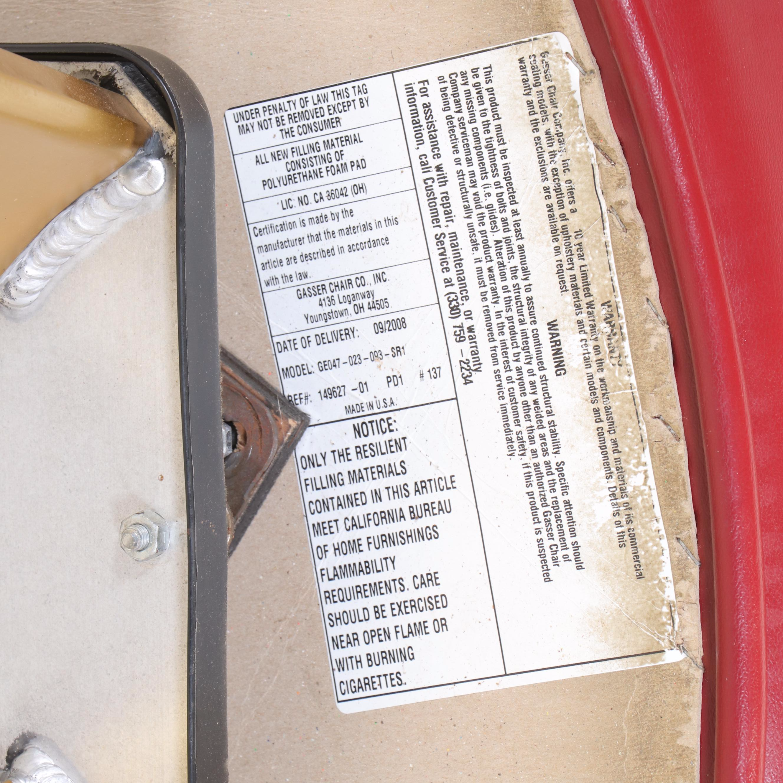 Barrel Base Blackjack Table with Seven Gasser Chair Co. Chairs and More