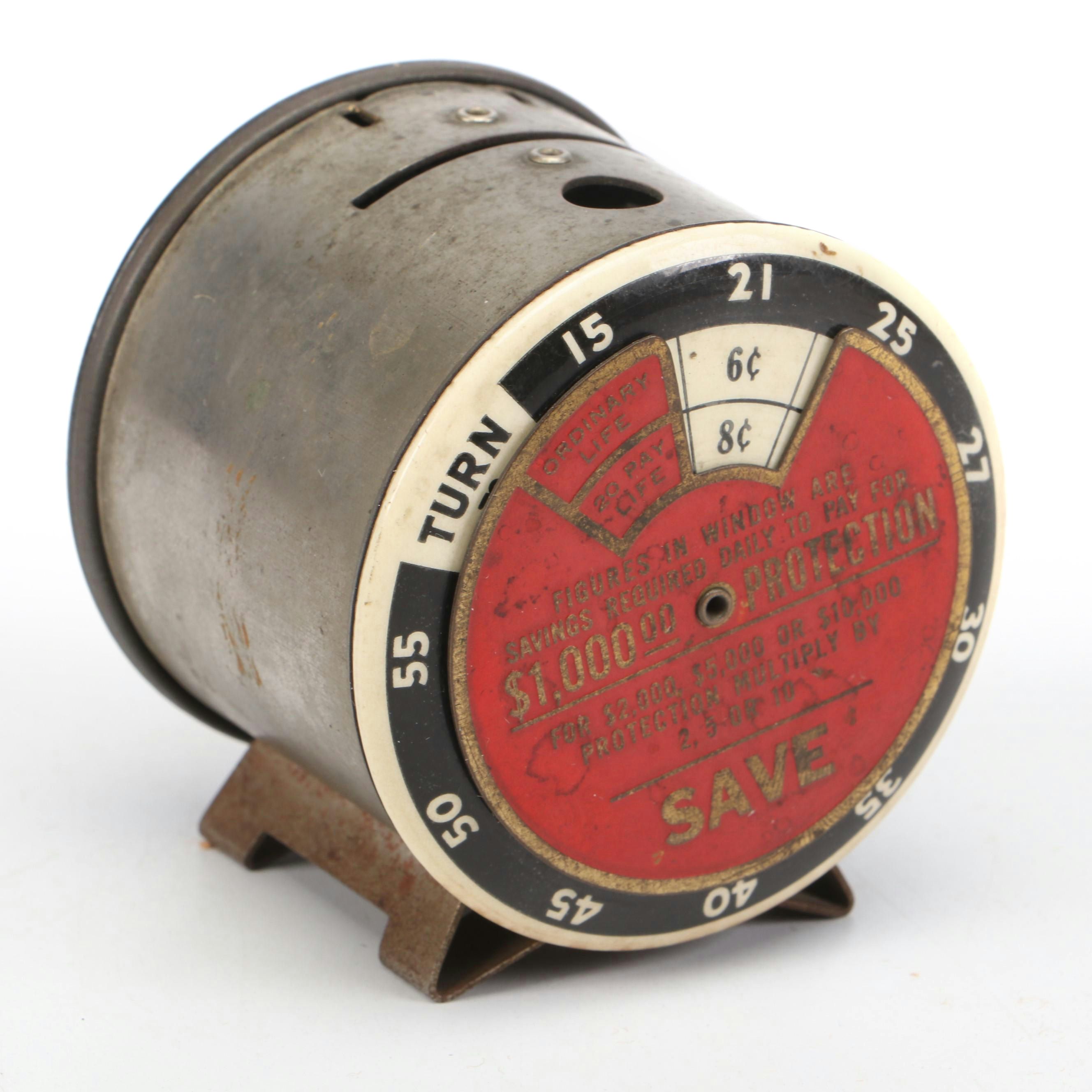 Commonwealth Insurance Co. Life Insurance Payment Calculator Coin Bank