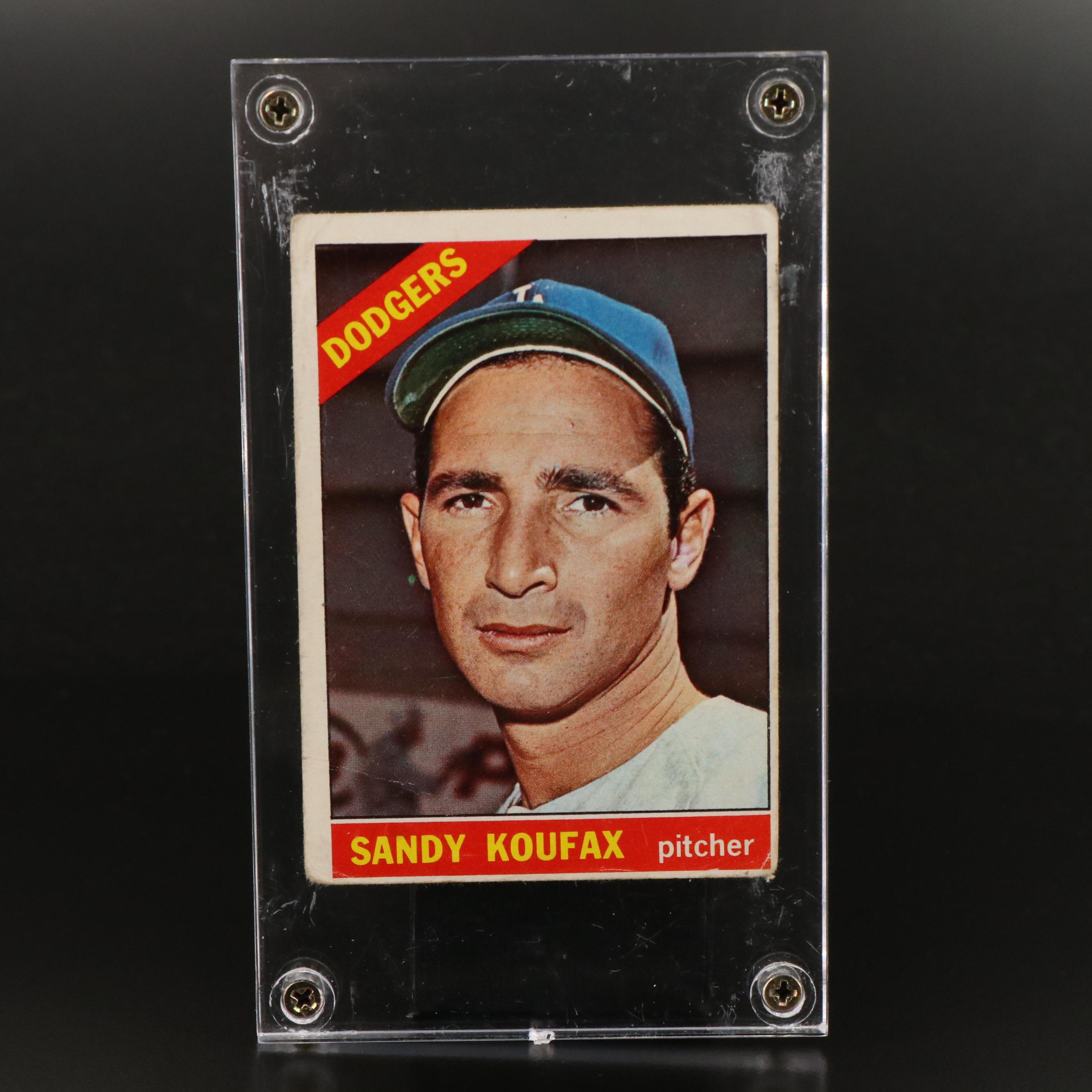 1966 Topps Sandy Koufax Los Angeles Dodgers Baseball Card