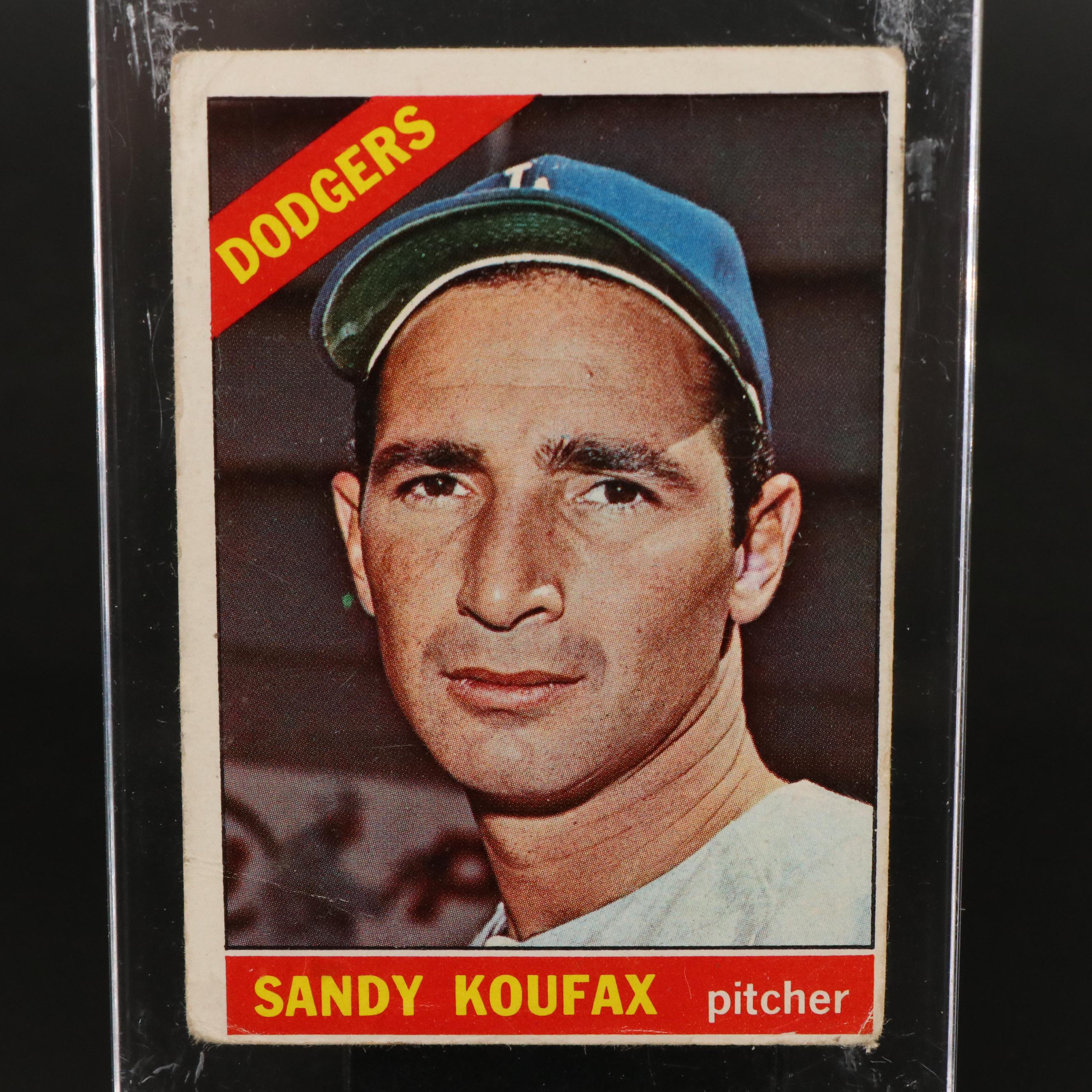 1966 Topps Sandy Koufax Los Angeles Dodgers Baseball Card