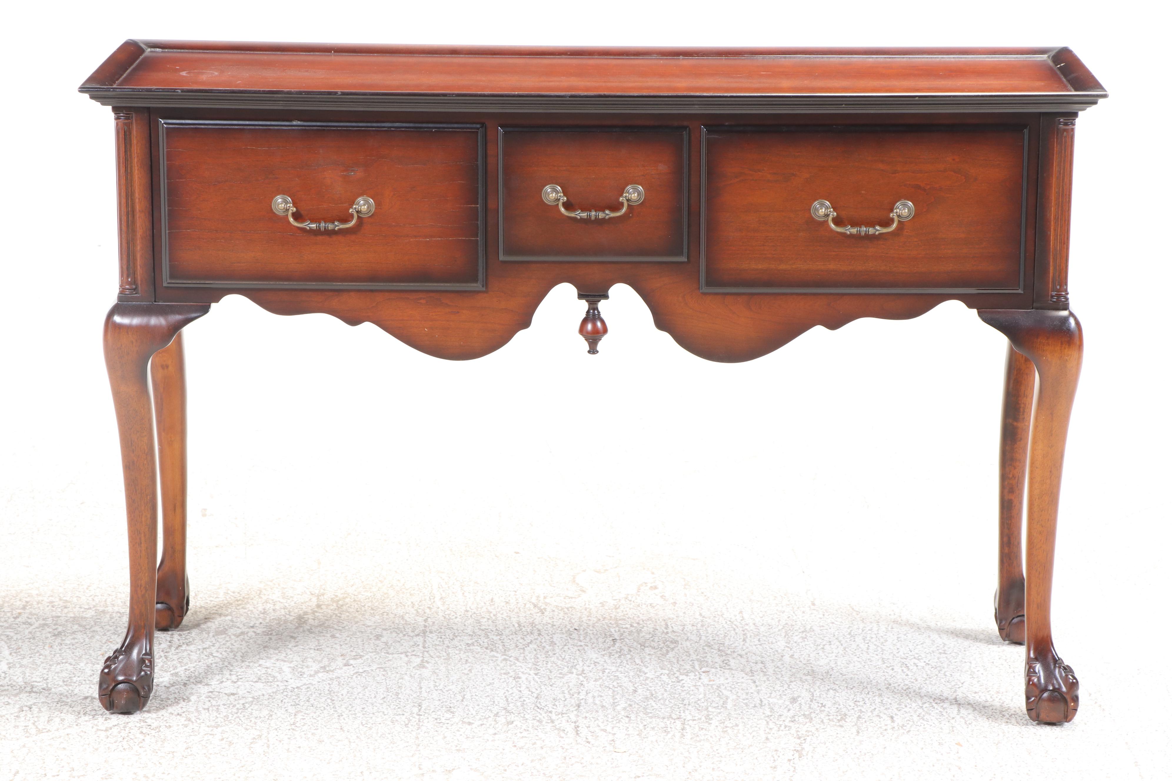 The Bombay Company Chippendale Style Console Table