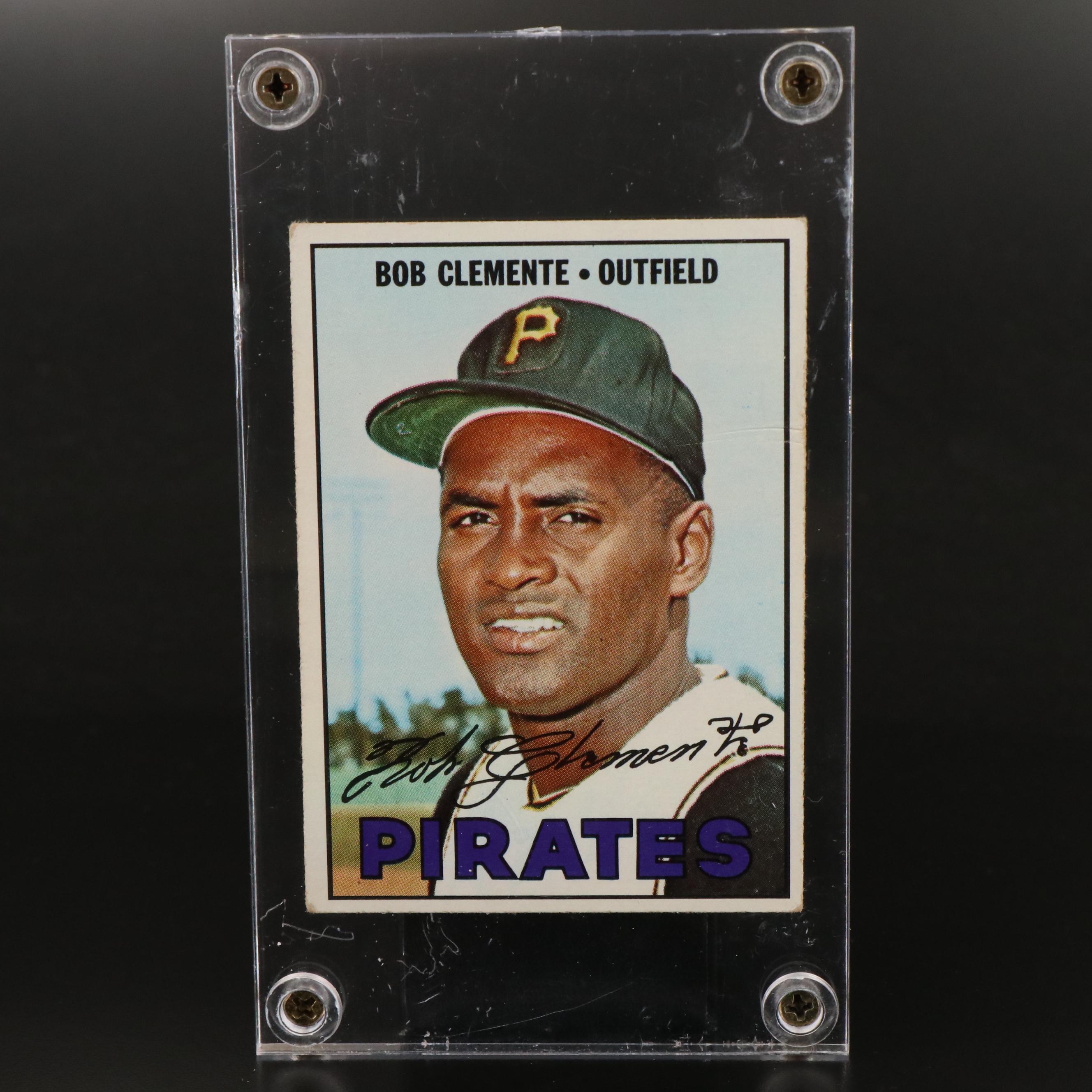 1967 Topps Roberto Clemente Pittsburgh Pirates Baseball Card