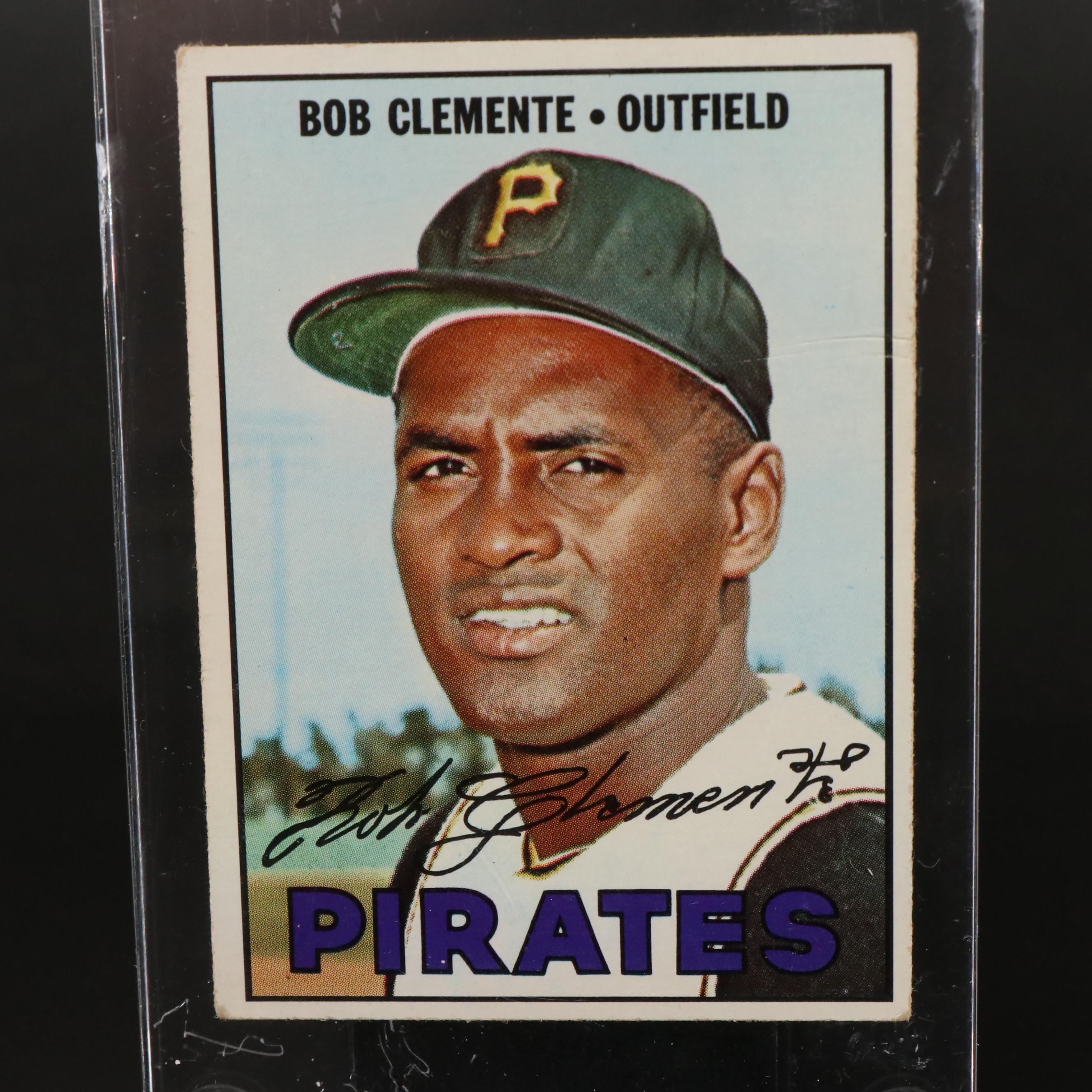 1967 Topps Roberto Clemente Pittsburgh Pirates Baseball Card