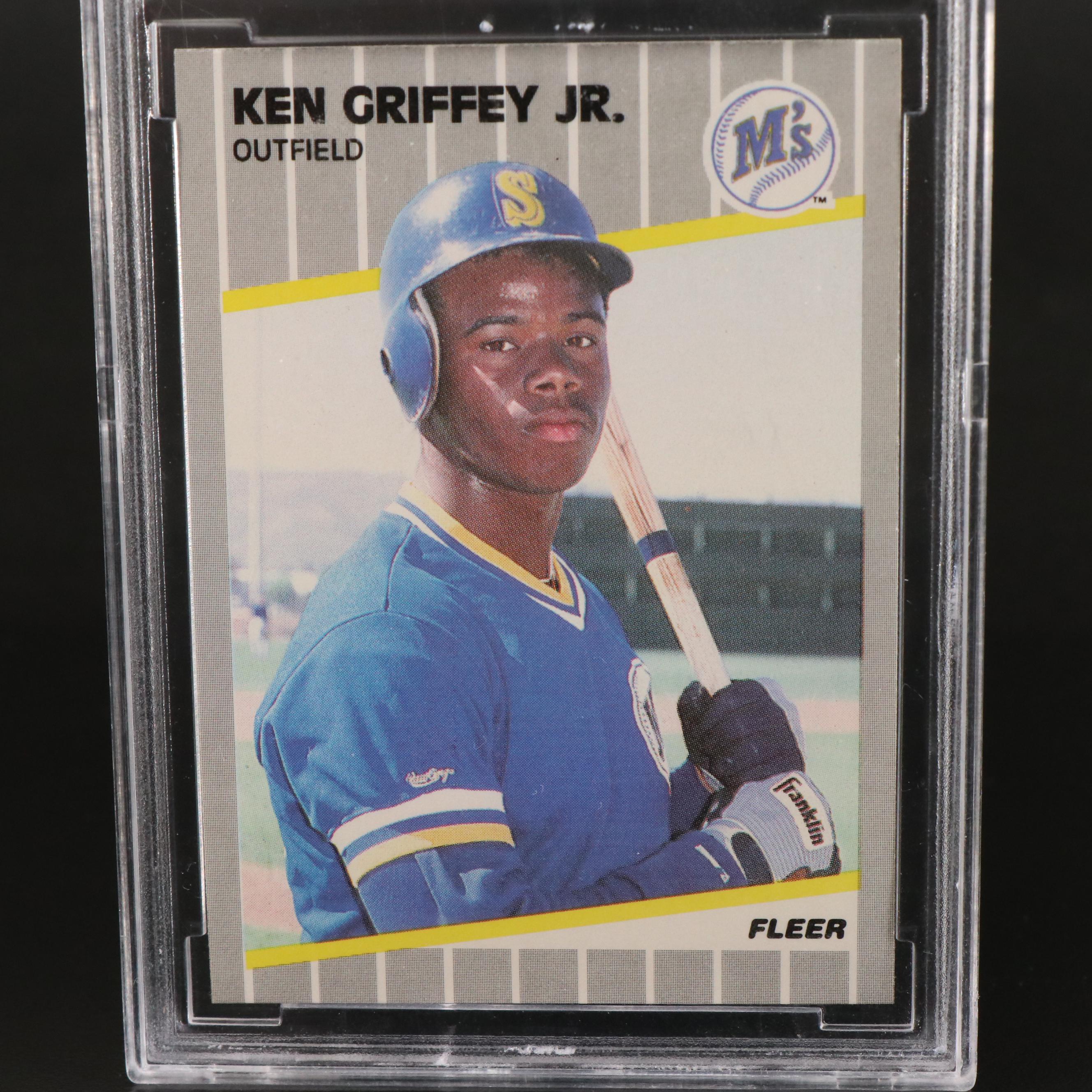 1989 Fleer Ken Griffey Jr. Seattle Mariners Rookie Baseball Card Graded BCCG 10
