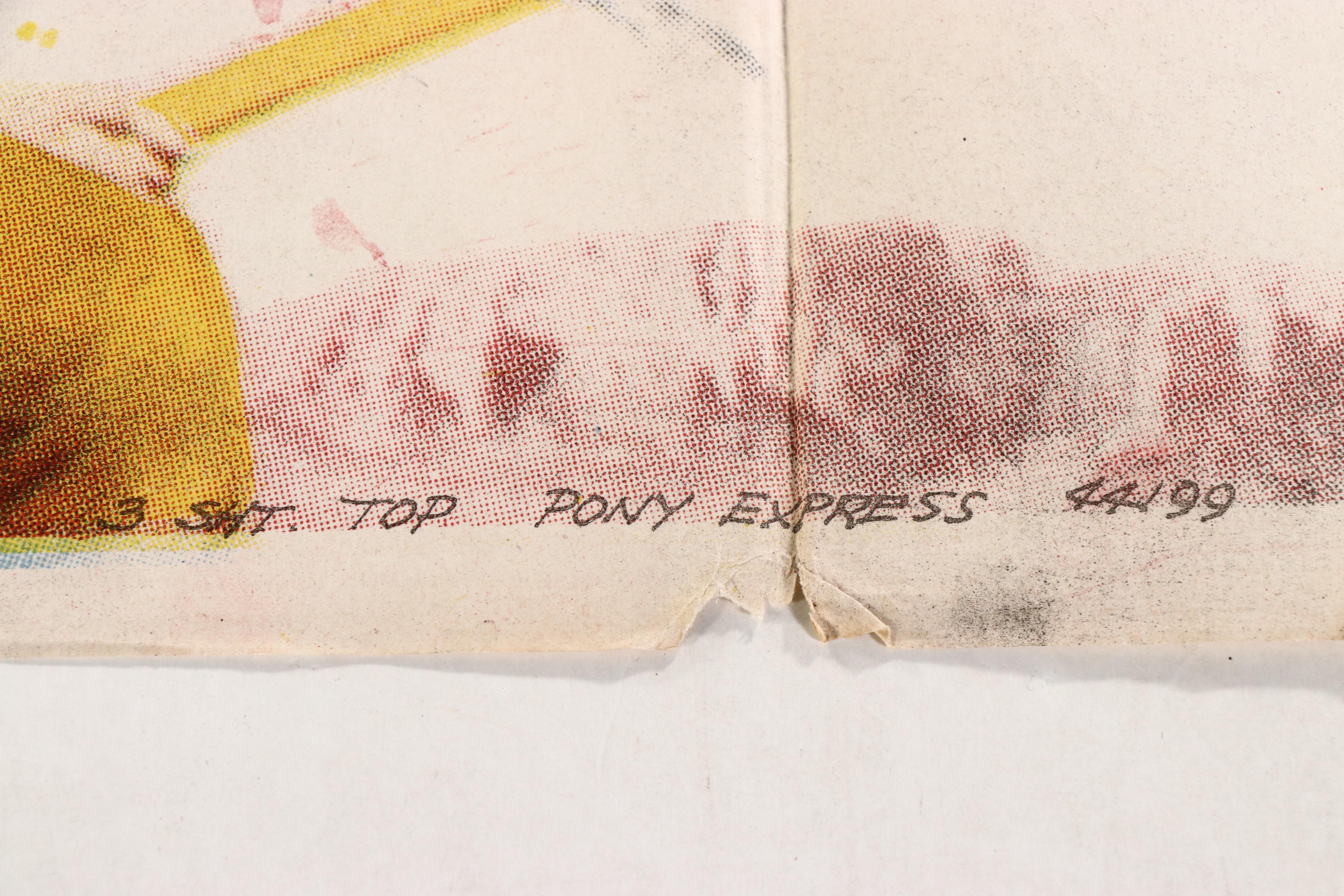 "Pony Express" Film Release Poster, 1953