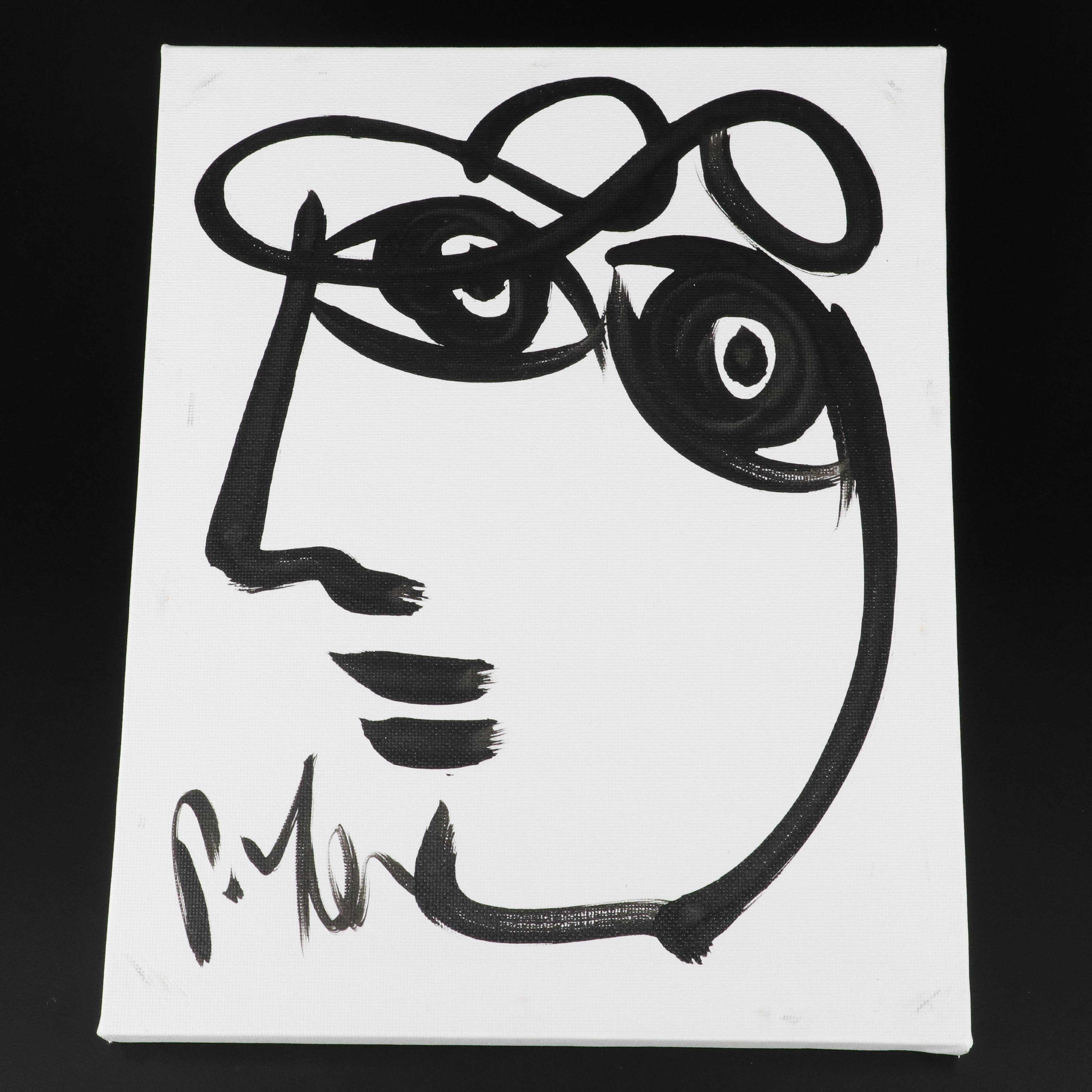 Peter Robert Keil Stylized Acrylic Portrait