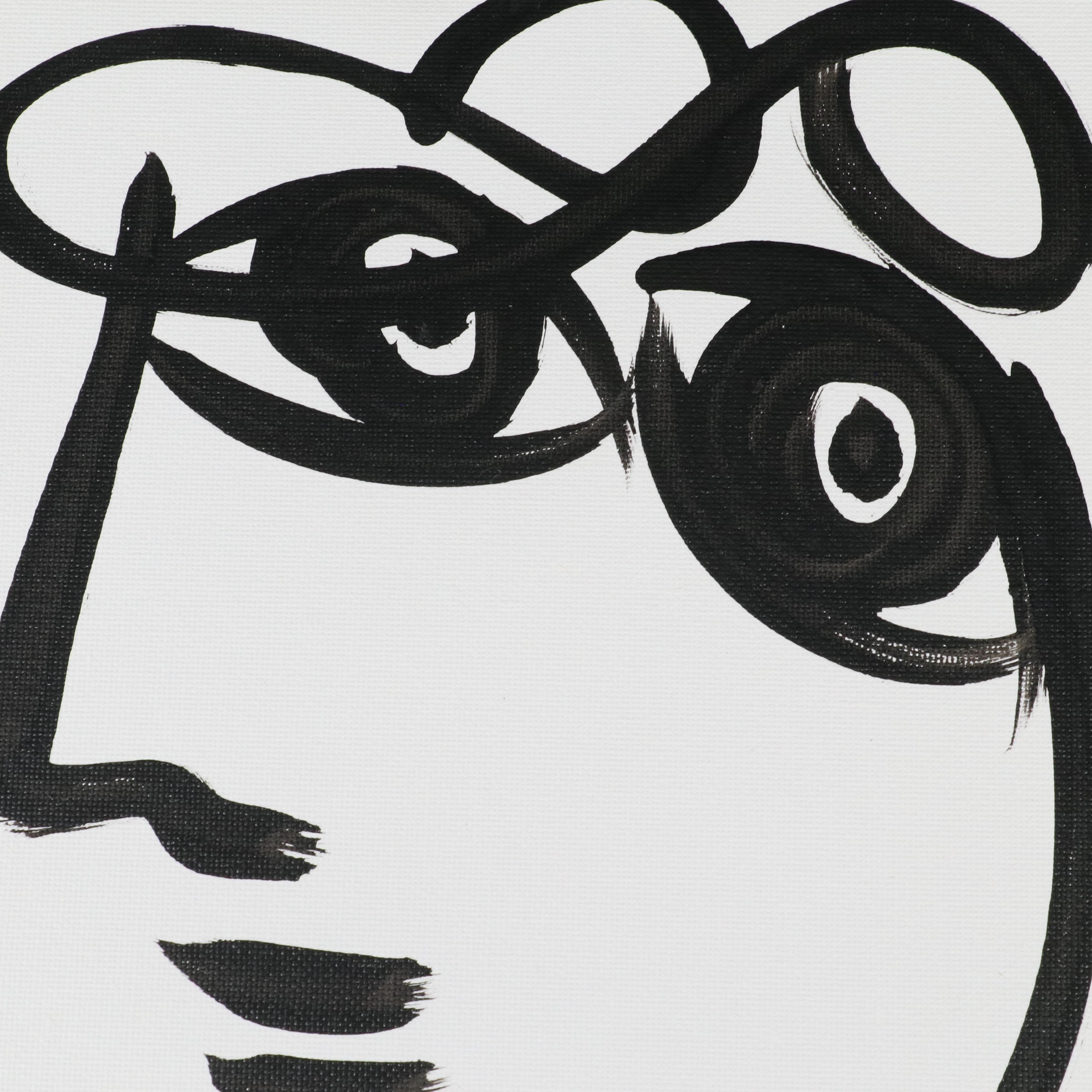 Peter Robert Keil Stylized Acrylic Portrait