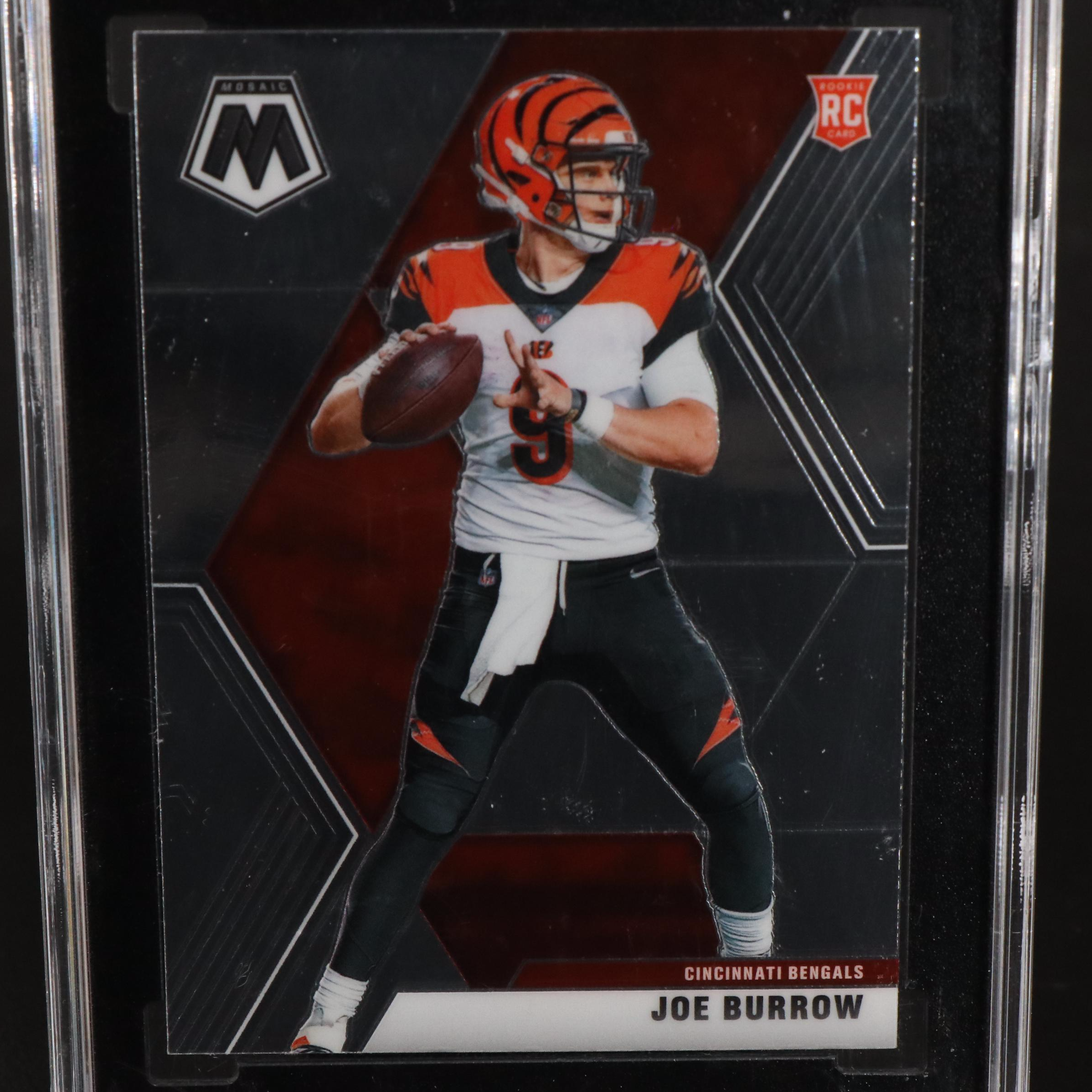 2020 Mosaic Joe Burrow Cincinnati Bengals Rookie Card Graded SGC 10