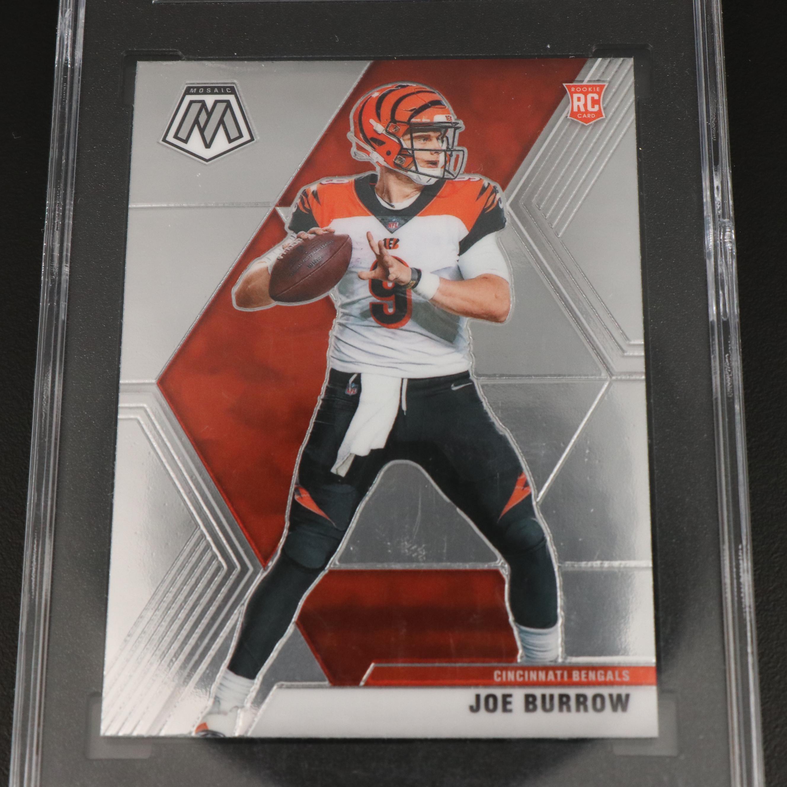 2020 Mosaic Joe Burrow Cincinnati Bengals Rookie Card Graded SGC 10