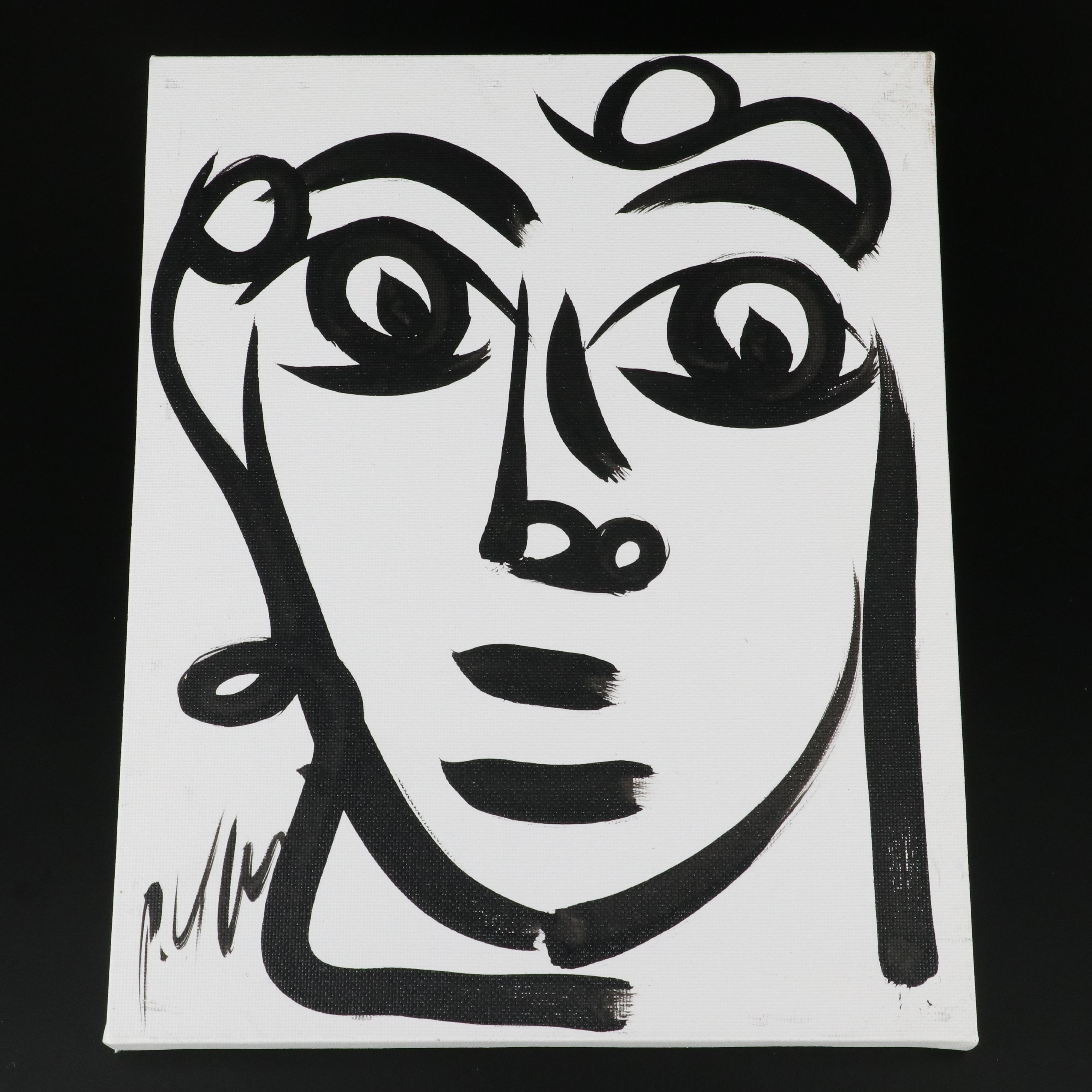 Peter Robert Keil Stylized Acrylic Portrait