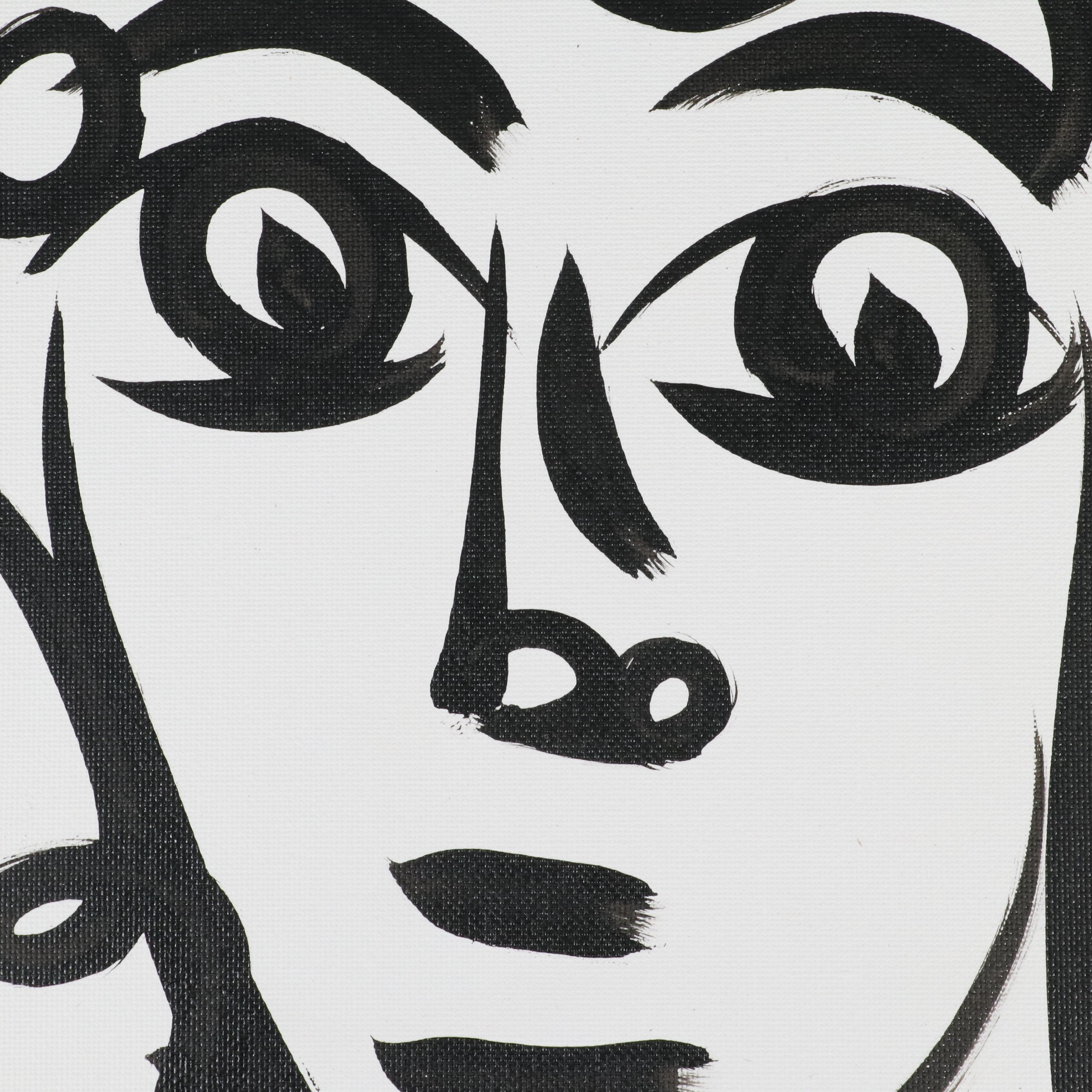 Peter Robert Keil Stylized Acrylic Portrait