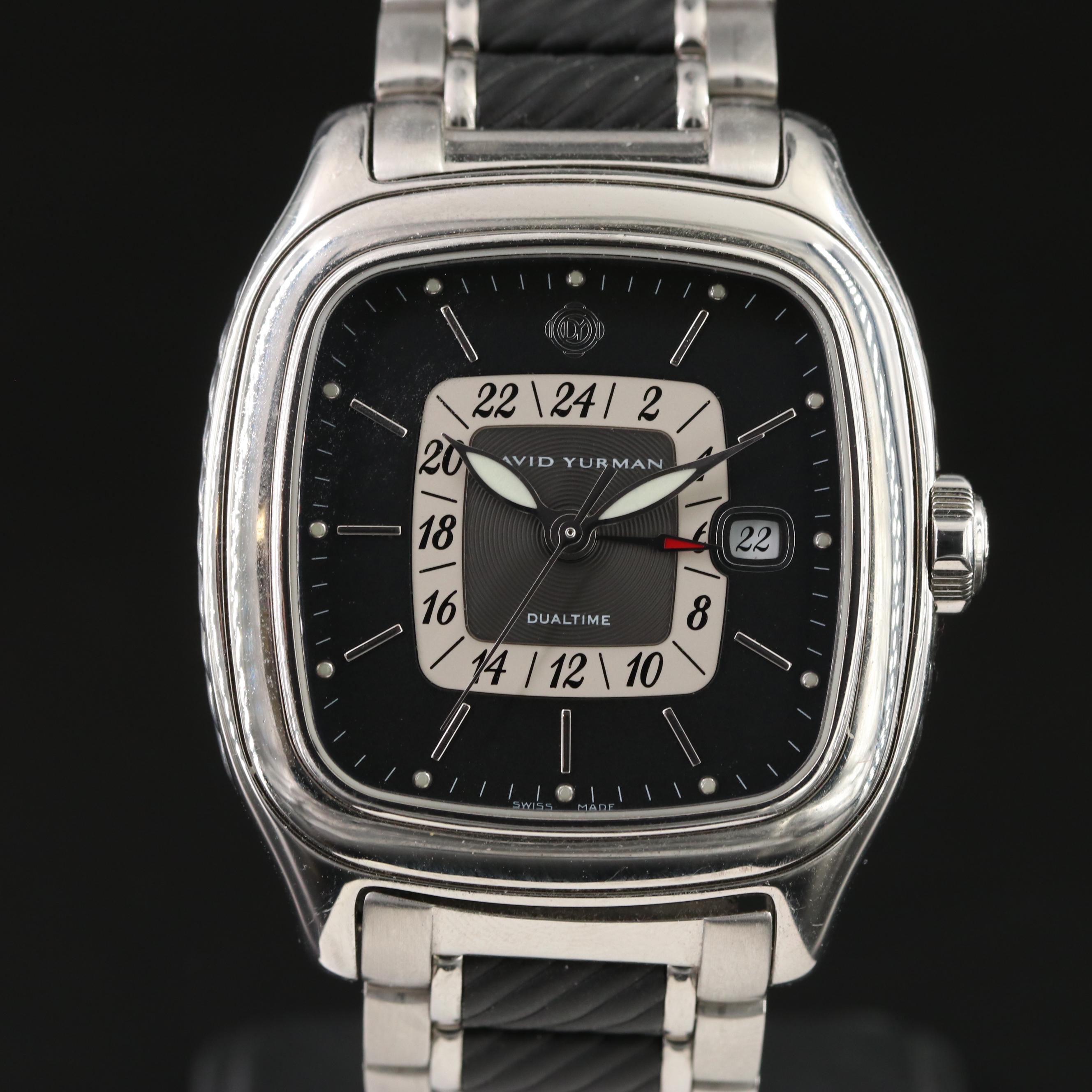 David Yurman Dual Time Thoroughbred Watch