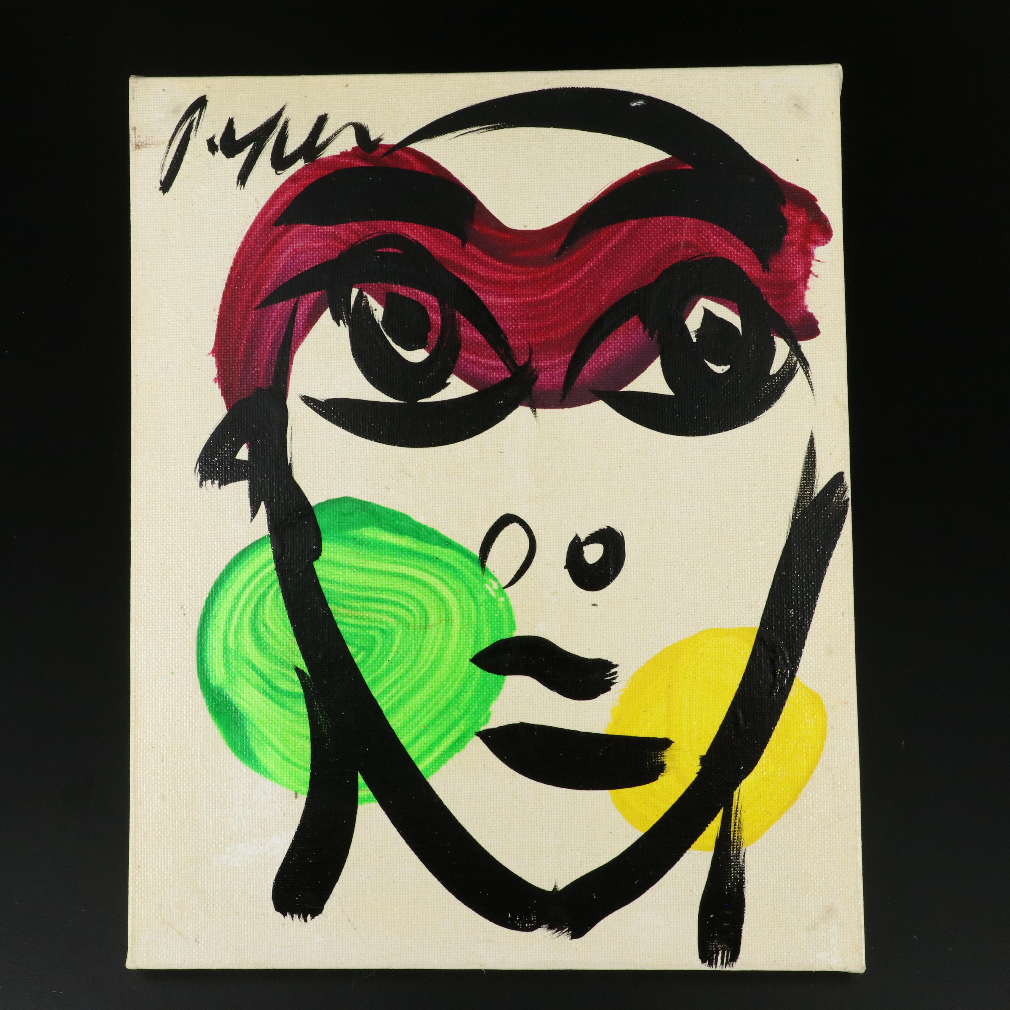 Peter Robert Keil Stylized Acrylic Portrait