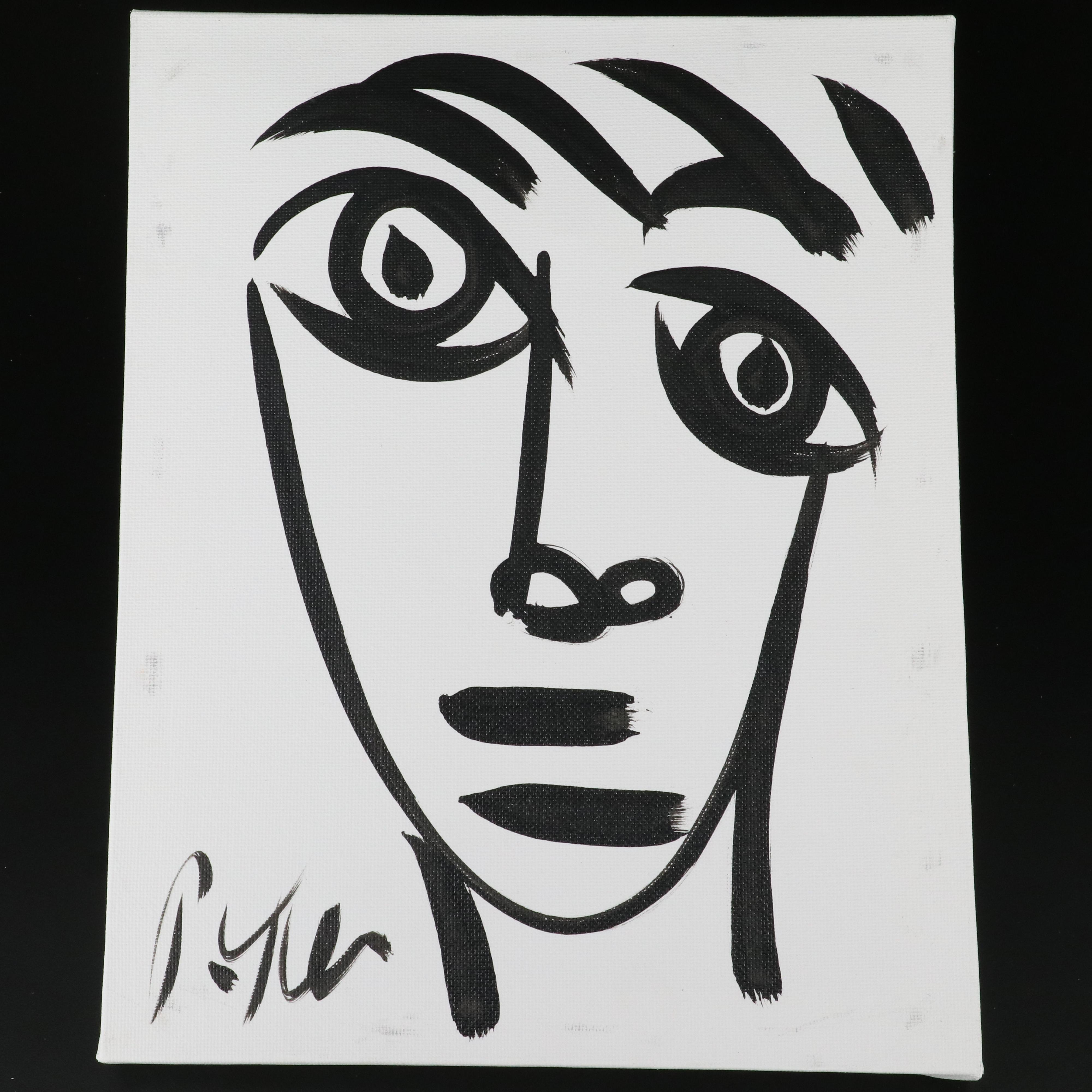 Peter Robert Keil Stylized Acrylic Portrait