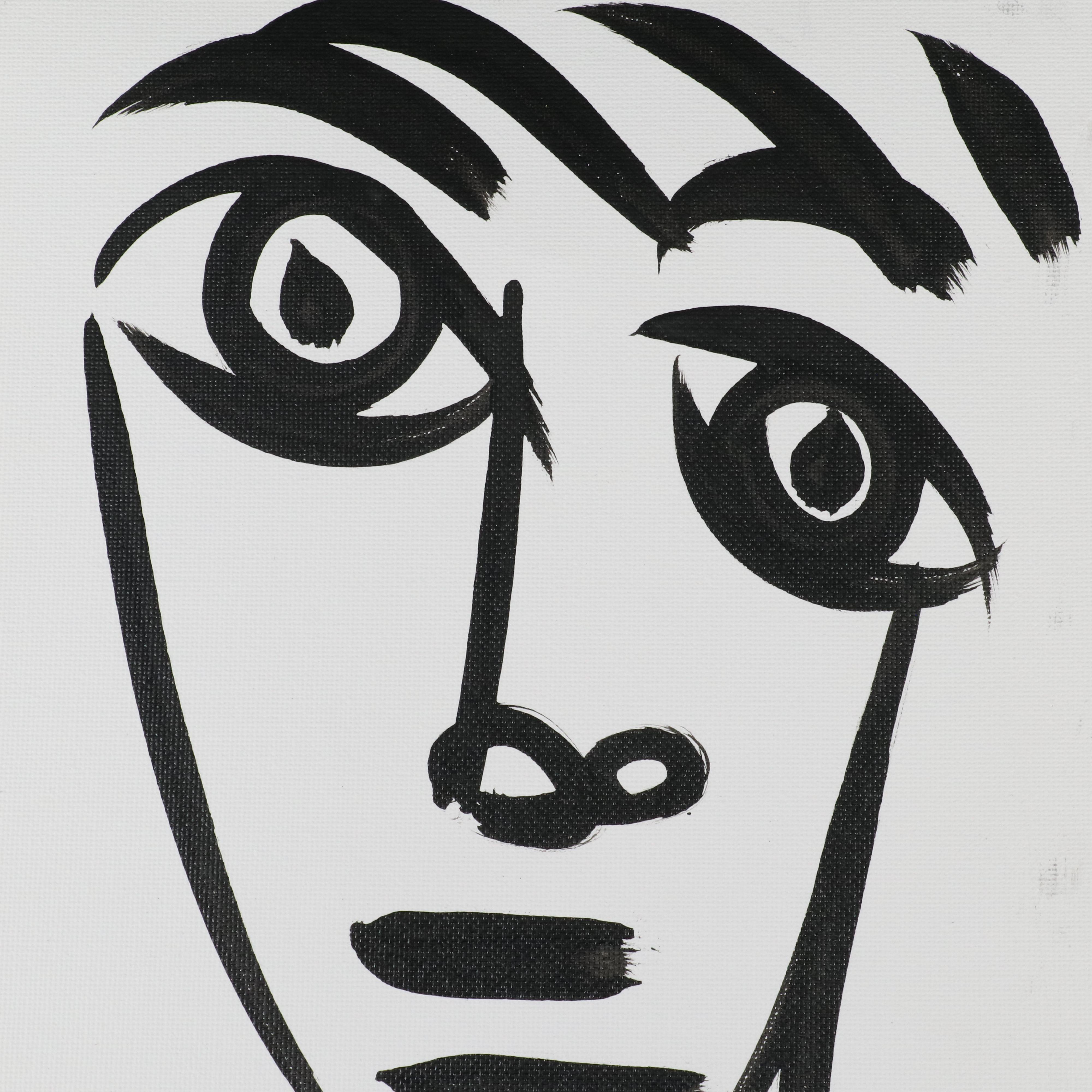 Peter Robert Keil Stylized Acrylic Portrait