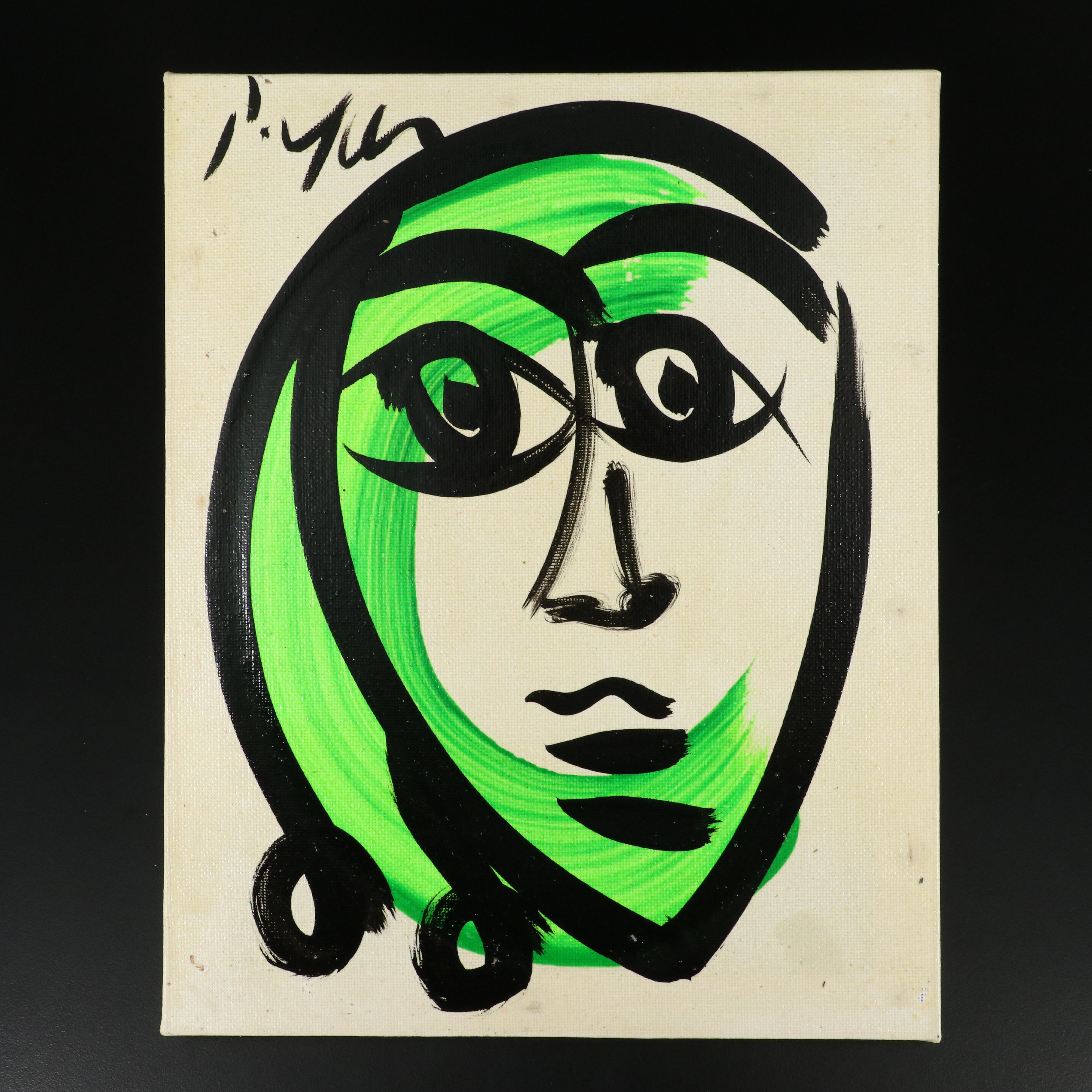 Peter Robert Keil Stylized Acrylic Portrait