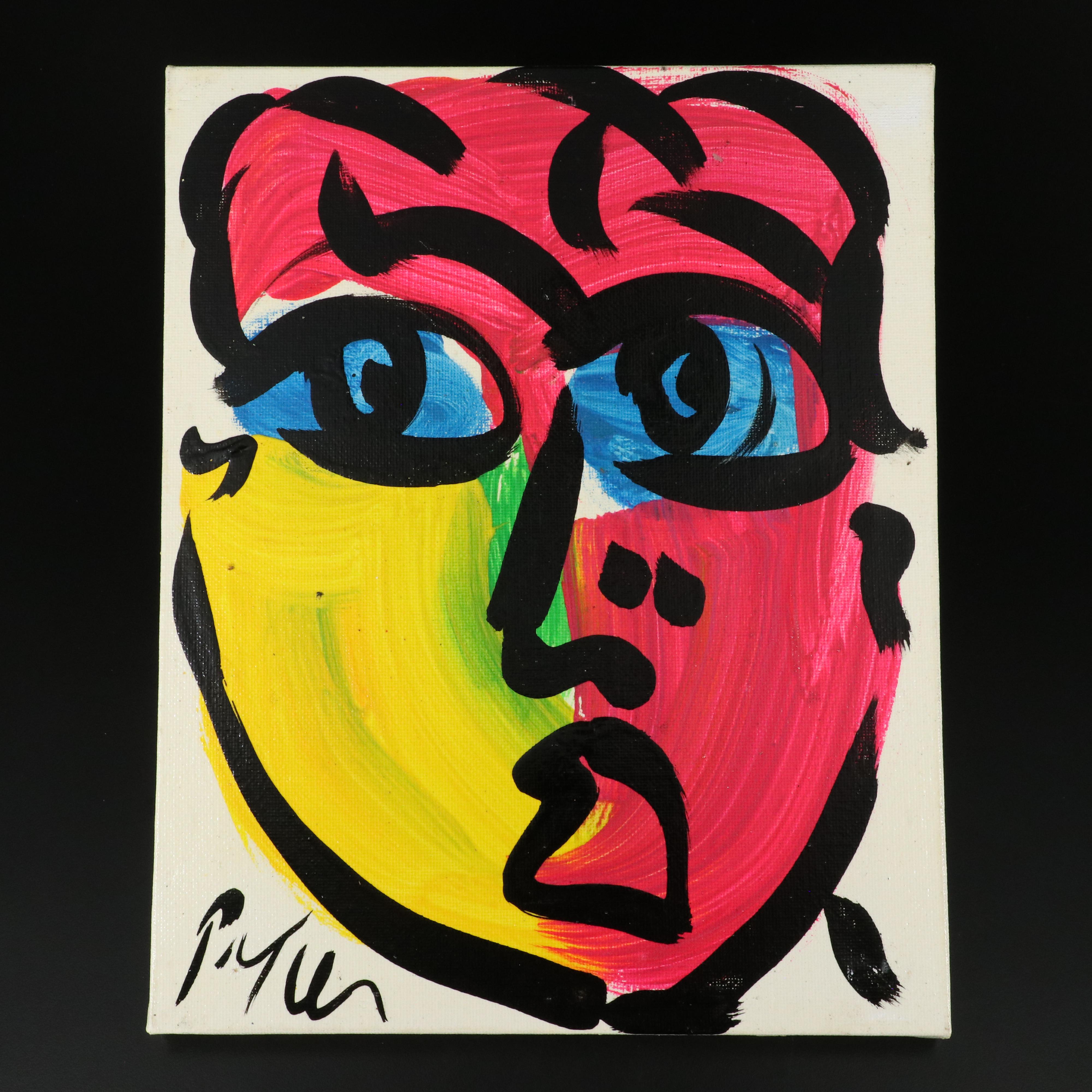 Peter Robert Keil Stylized Acrylic Portrait