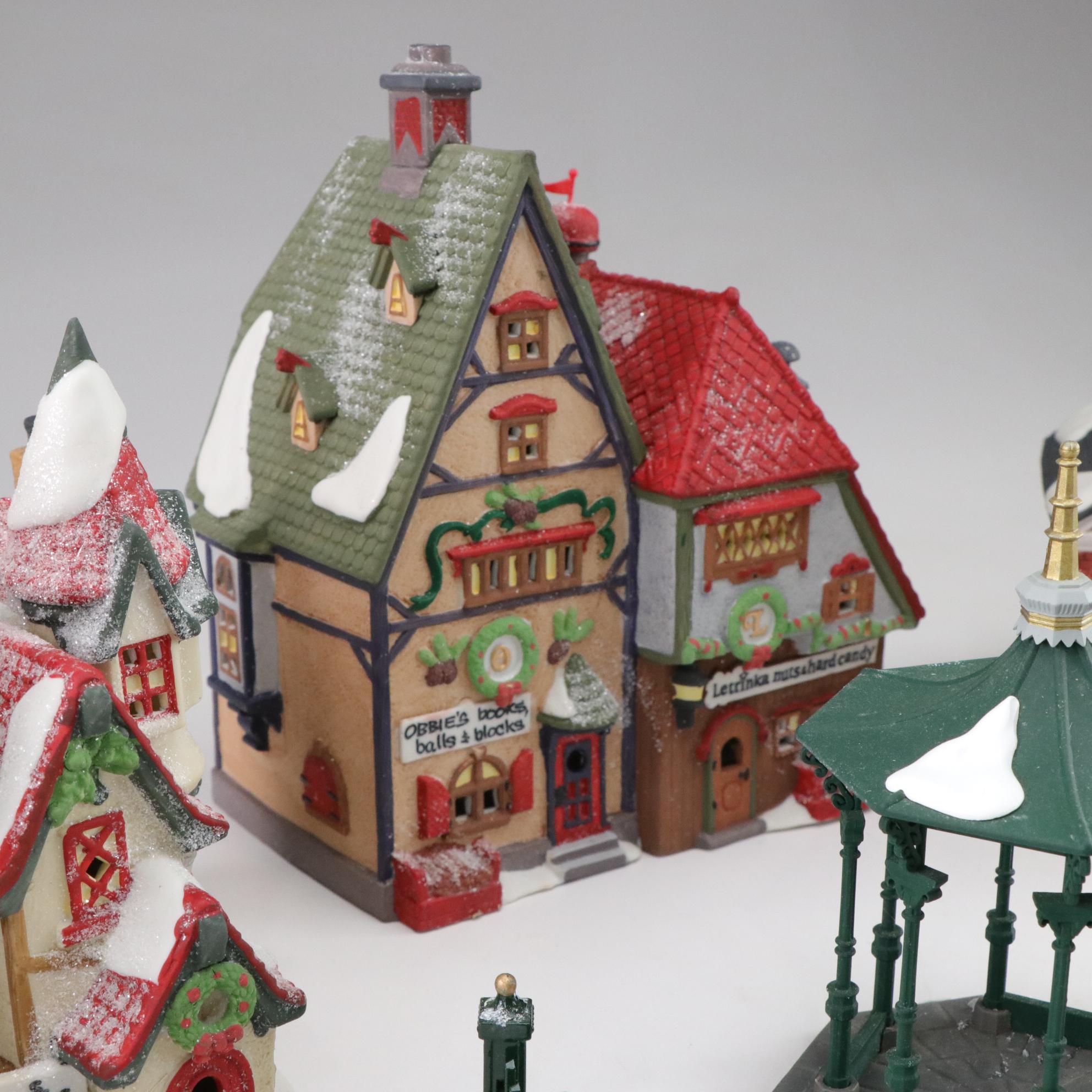 Department 56 North Pole Series and New England Village Buildings and Extras