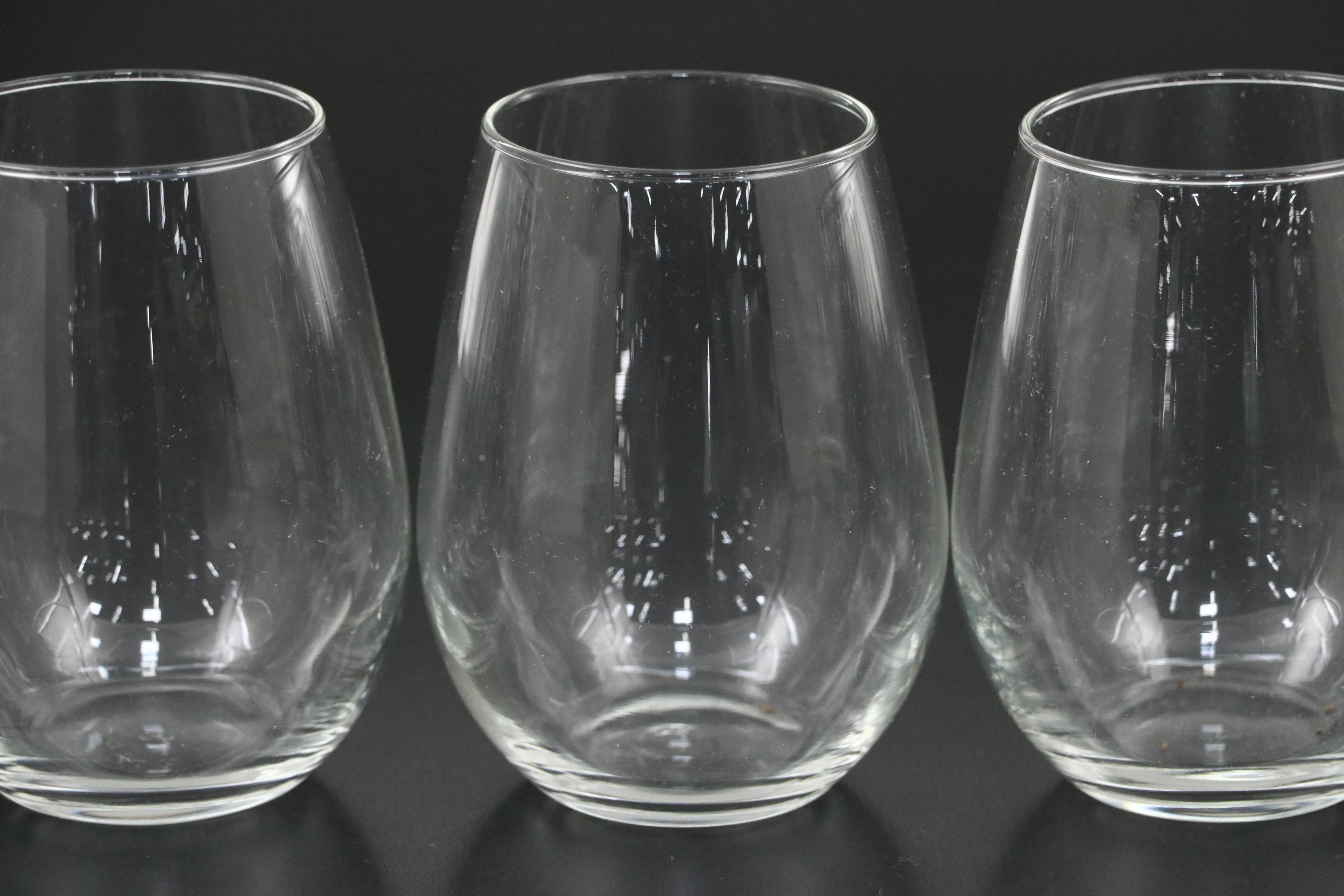 Libbey Stemless Wine Glasses