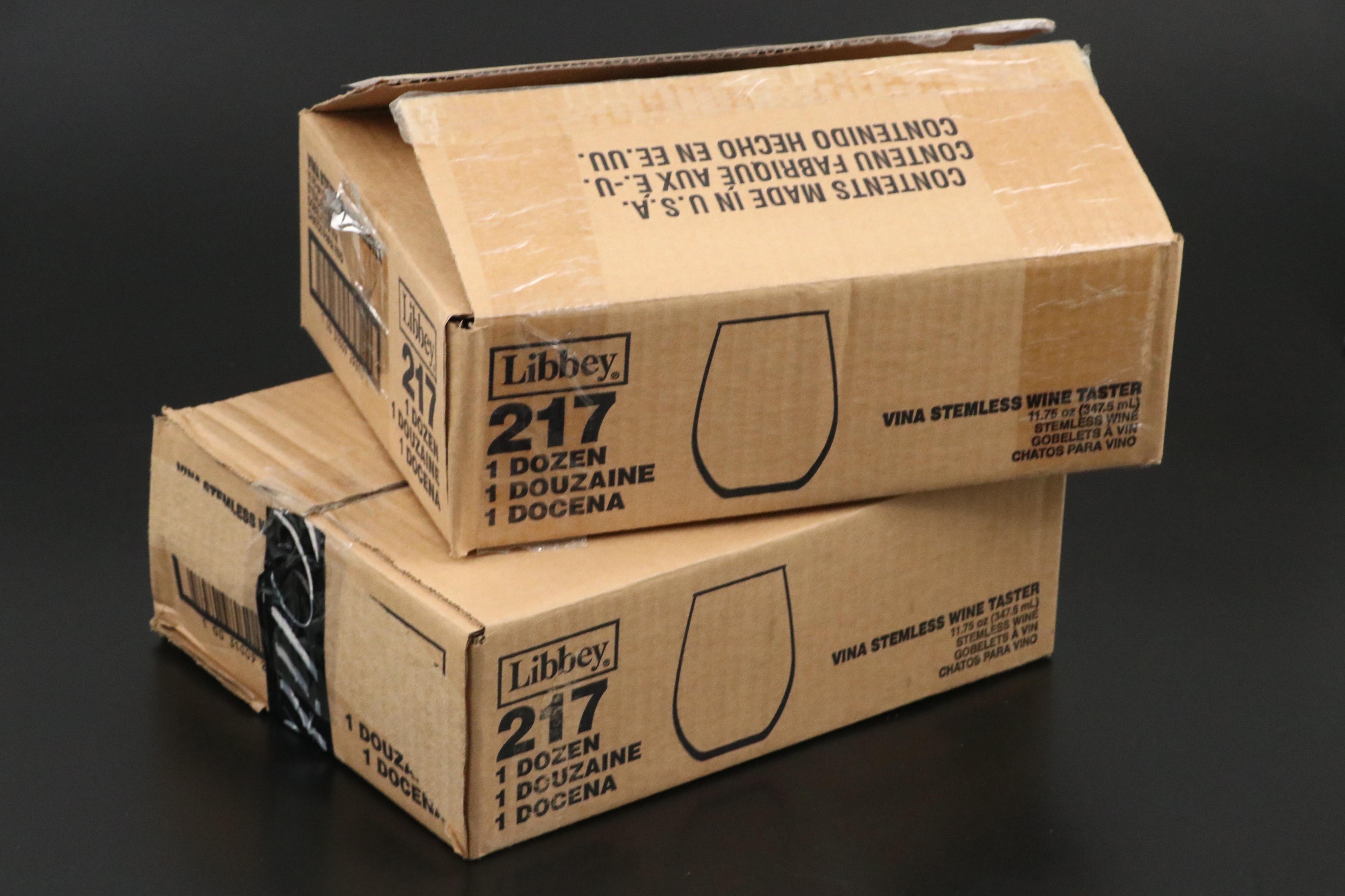 Libbey Stemless Wine Glasses