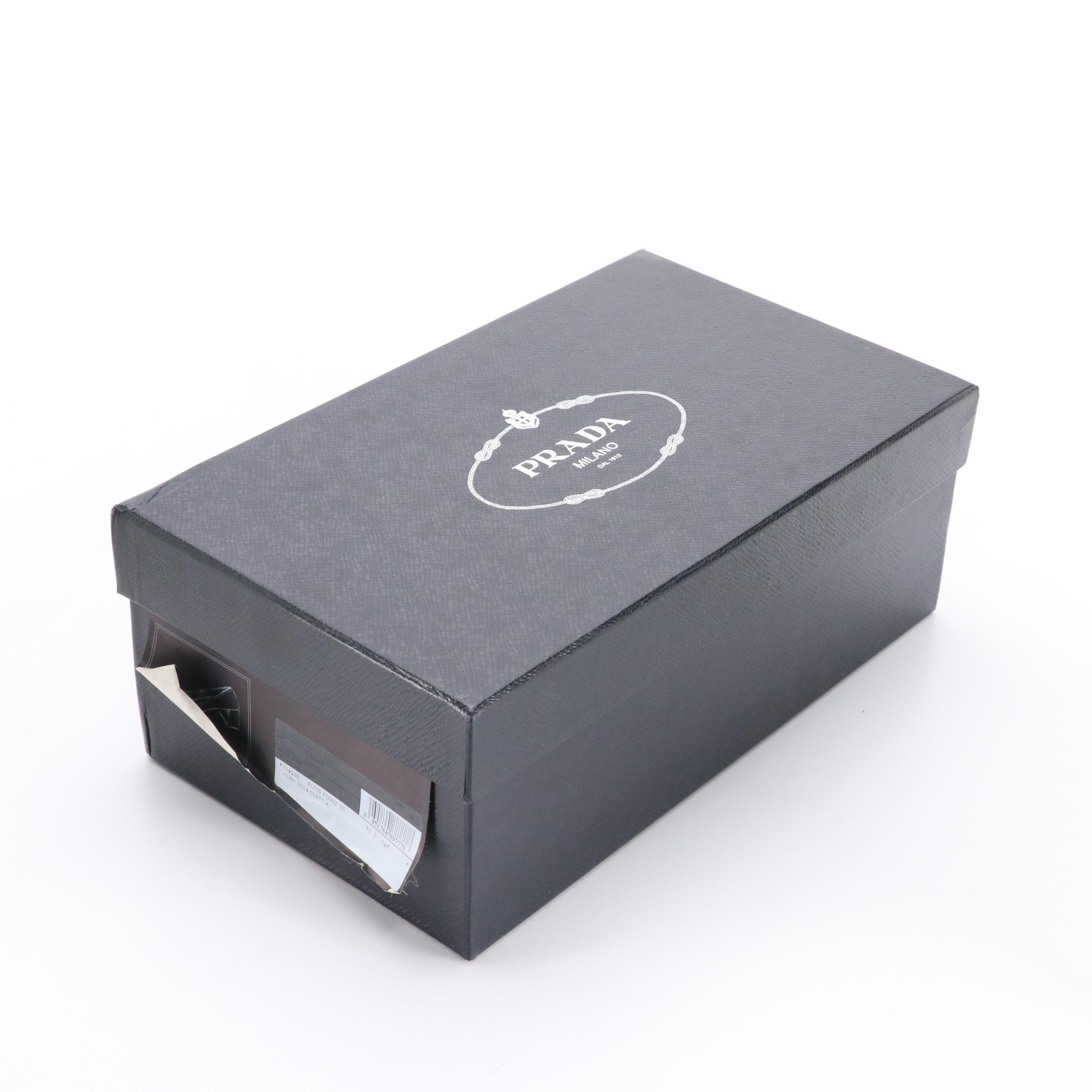 Prada Bow Pumps in Neutral Patent Leather with Box