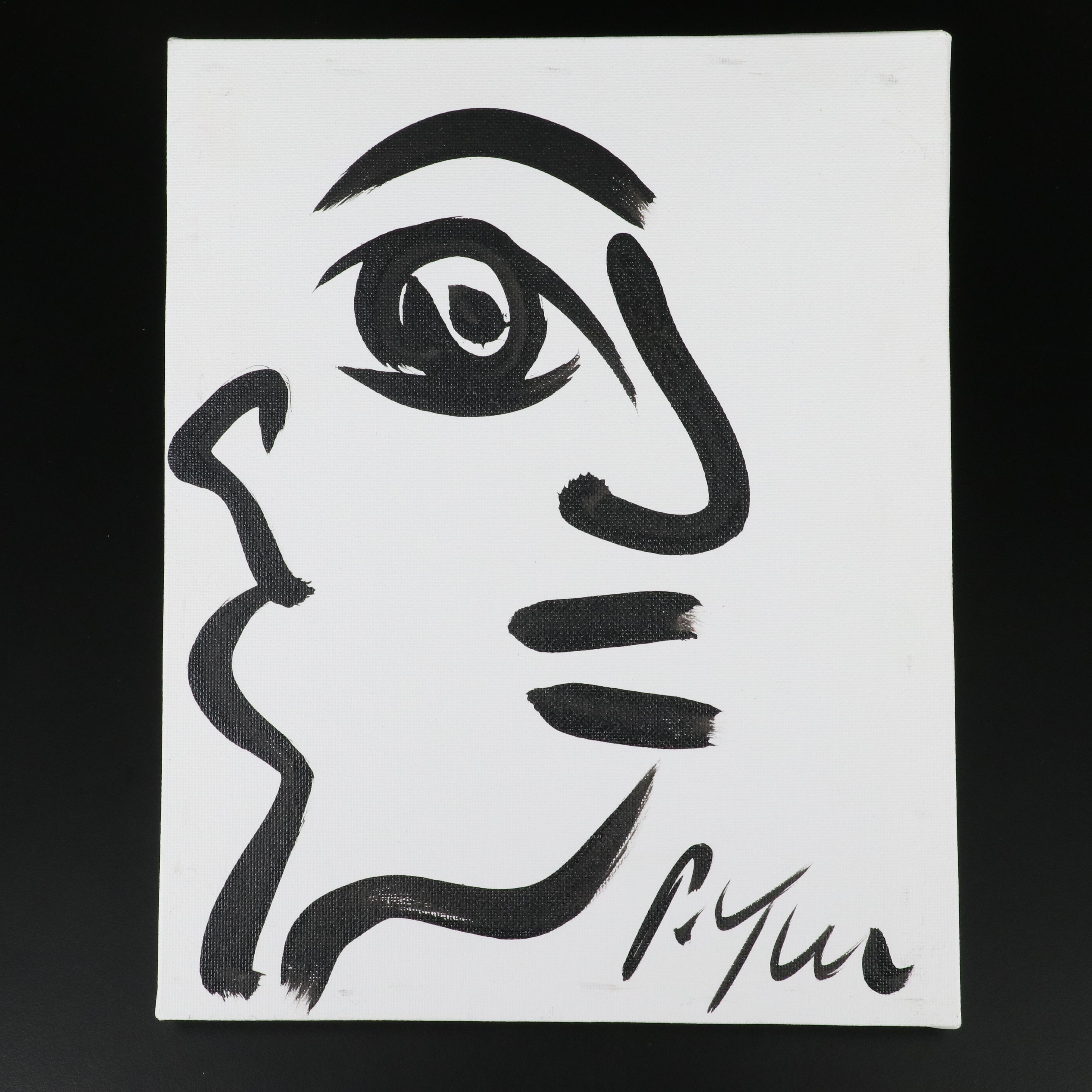 Peter Robert Keil Stylized Acrylic Portrait