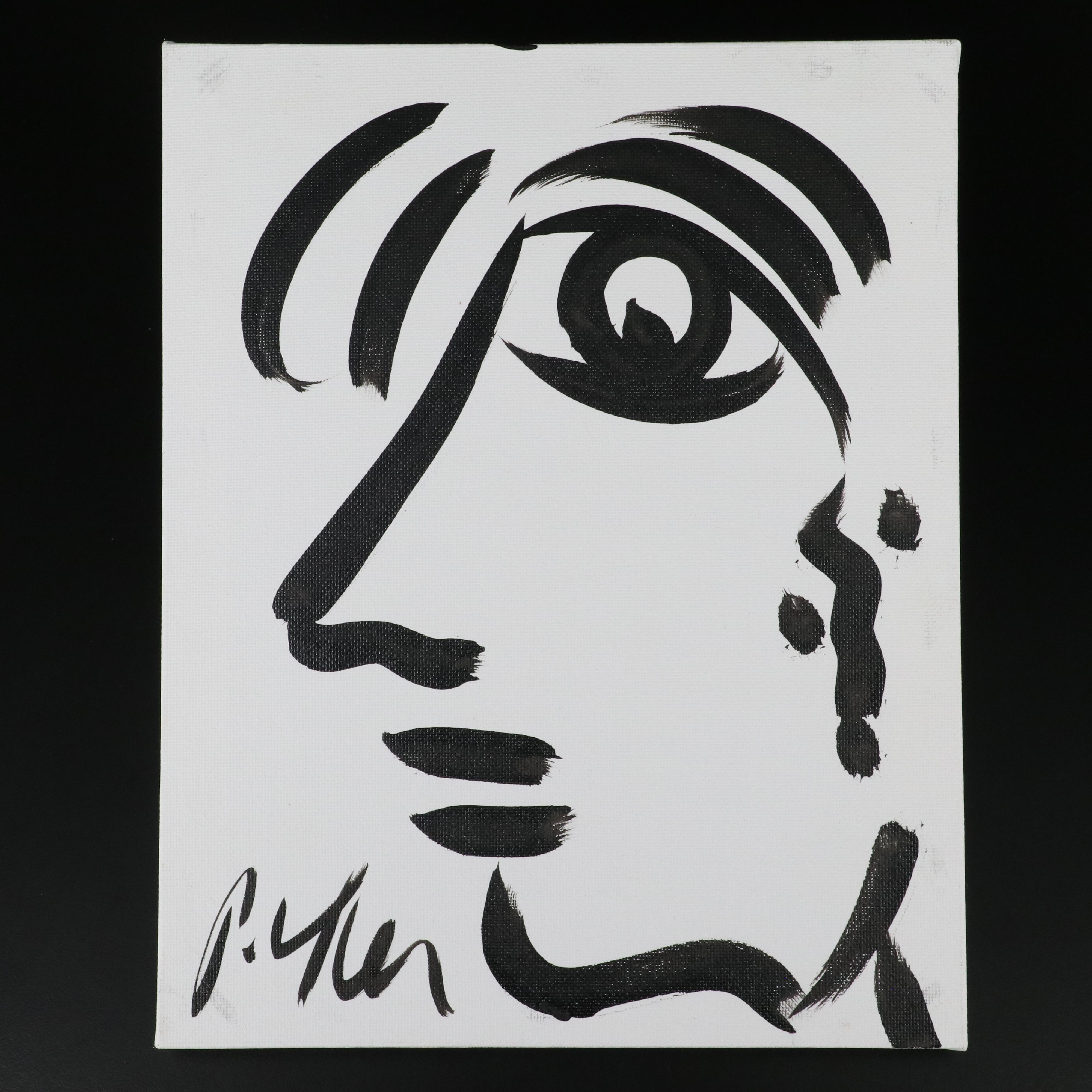 Peter Robert Keil Stylized Acrylic Portrait