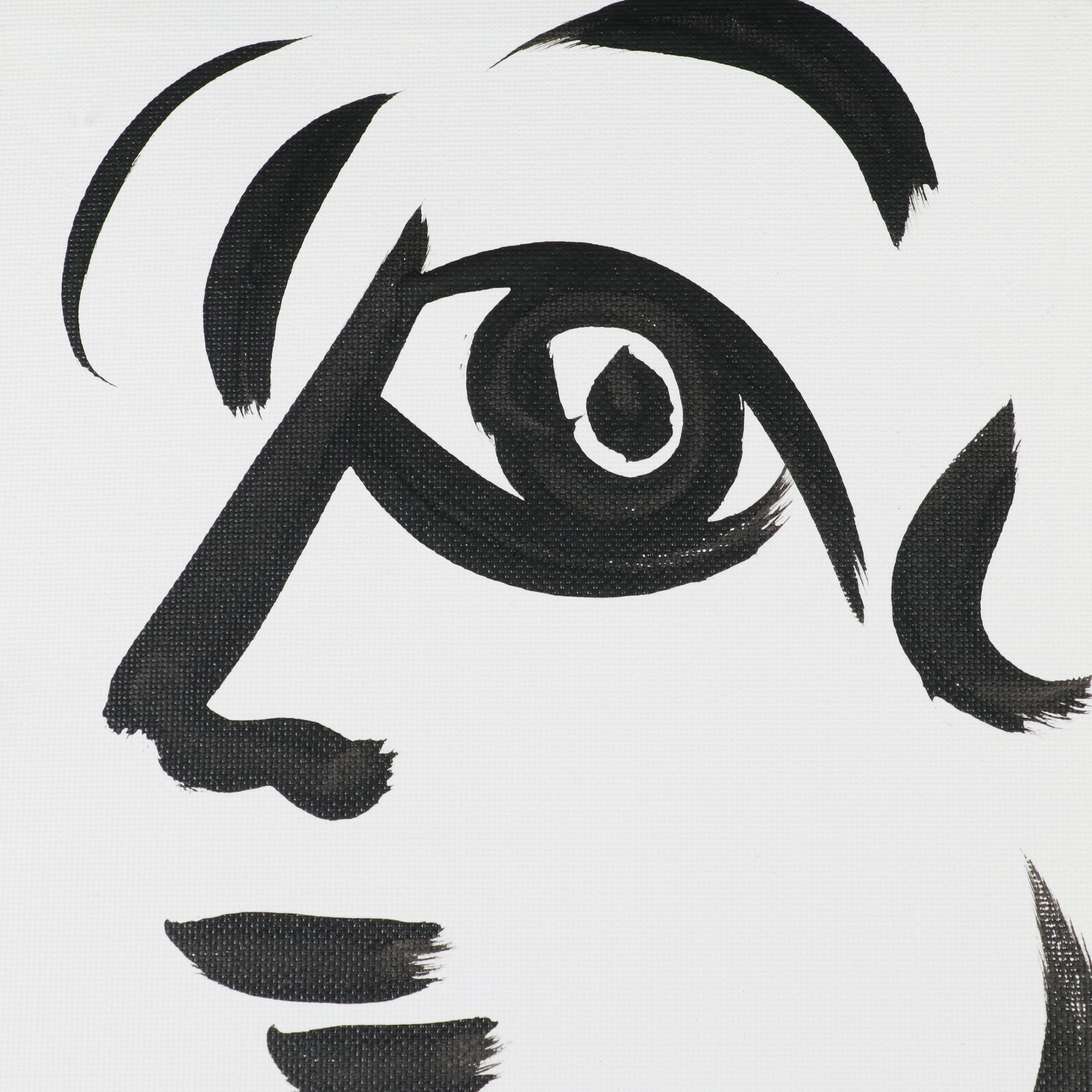 Peter Robert Keil Stylized Acrylic Portrait