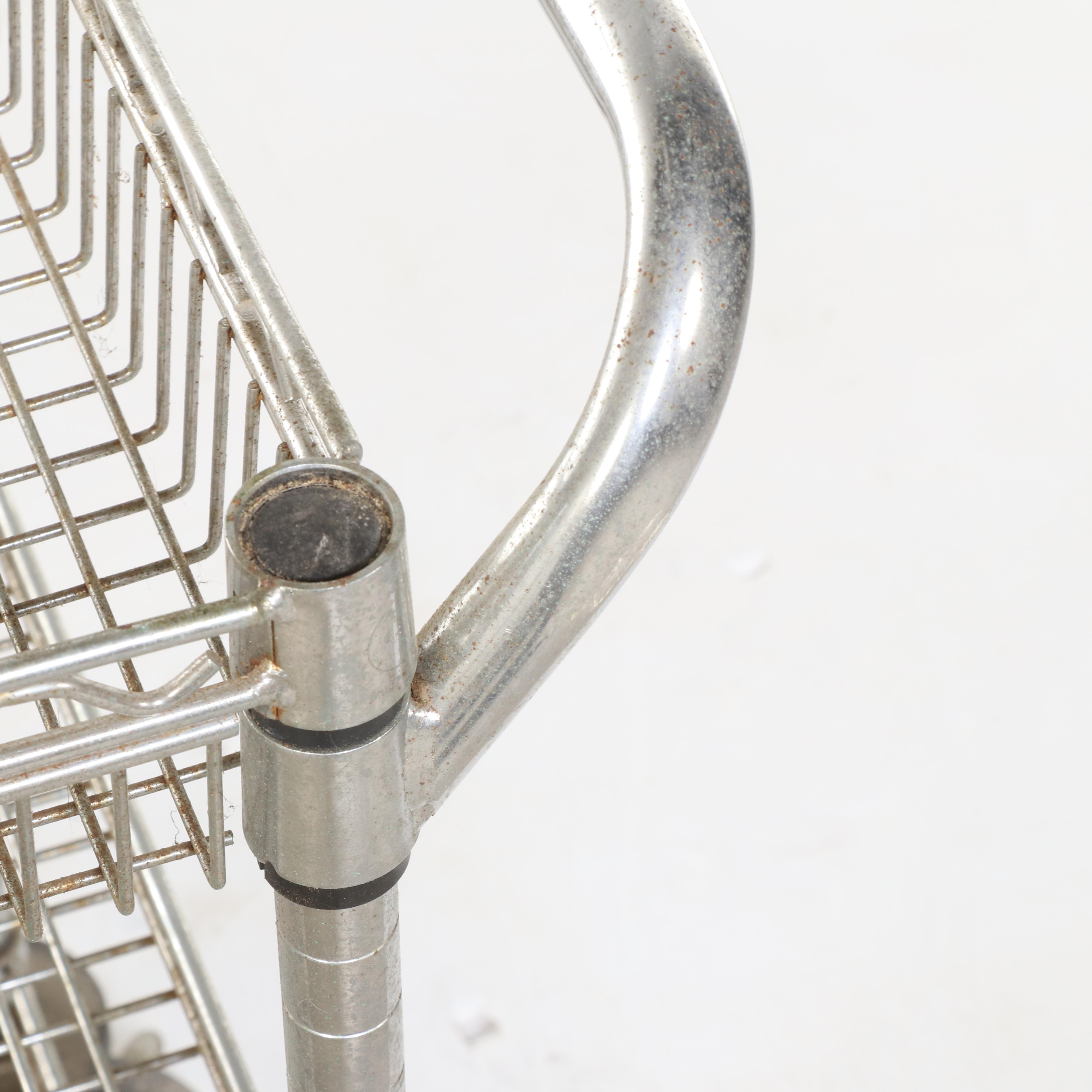 Three-Tier Wire Cart on Casters