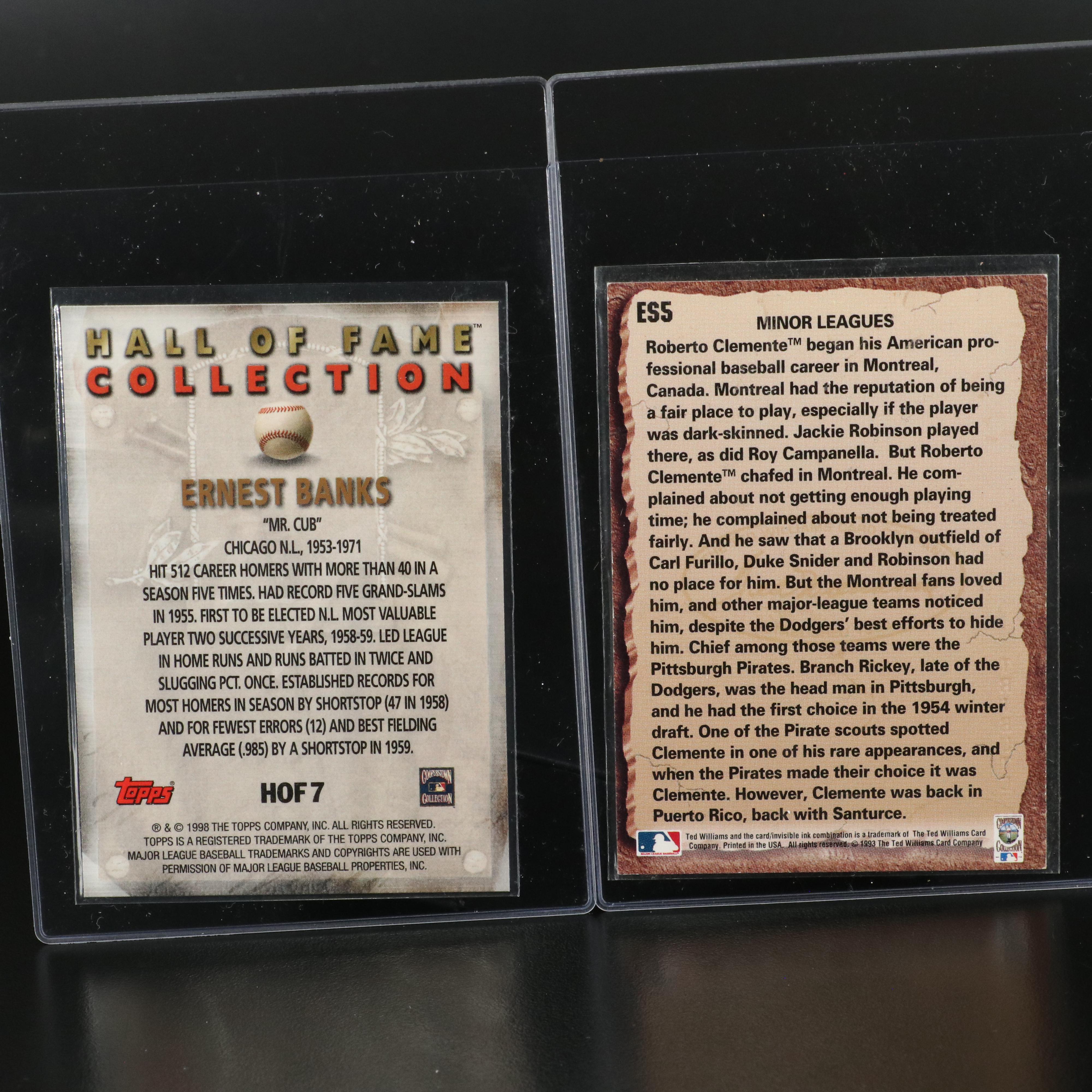 Topps with Other Baseball Cards Featuring Mickey Mantle and Hank Aaron