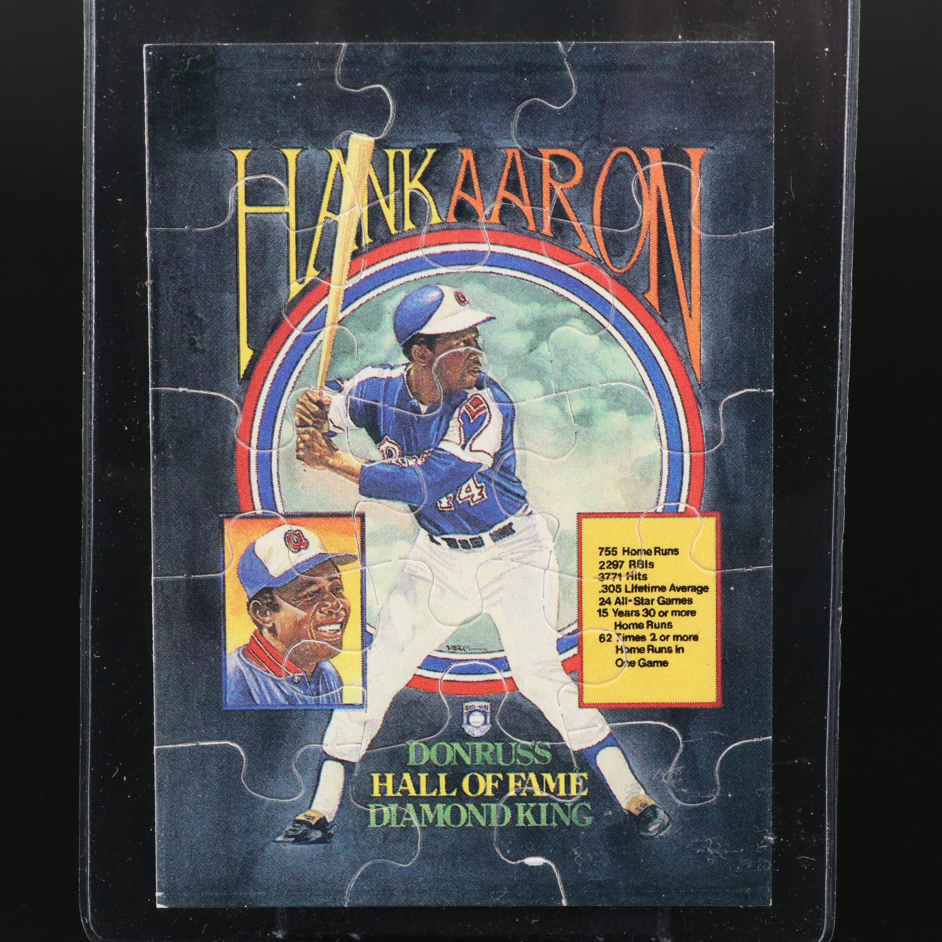 Topps with Other Baseball Cards Featuring Mickey Mantle and Hank Aaron