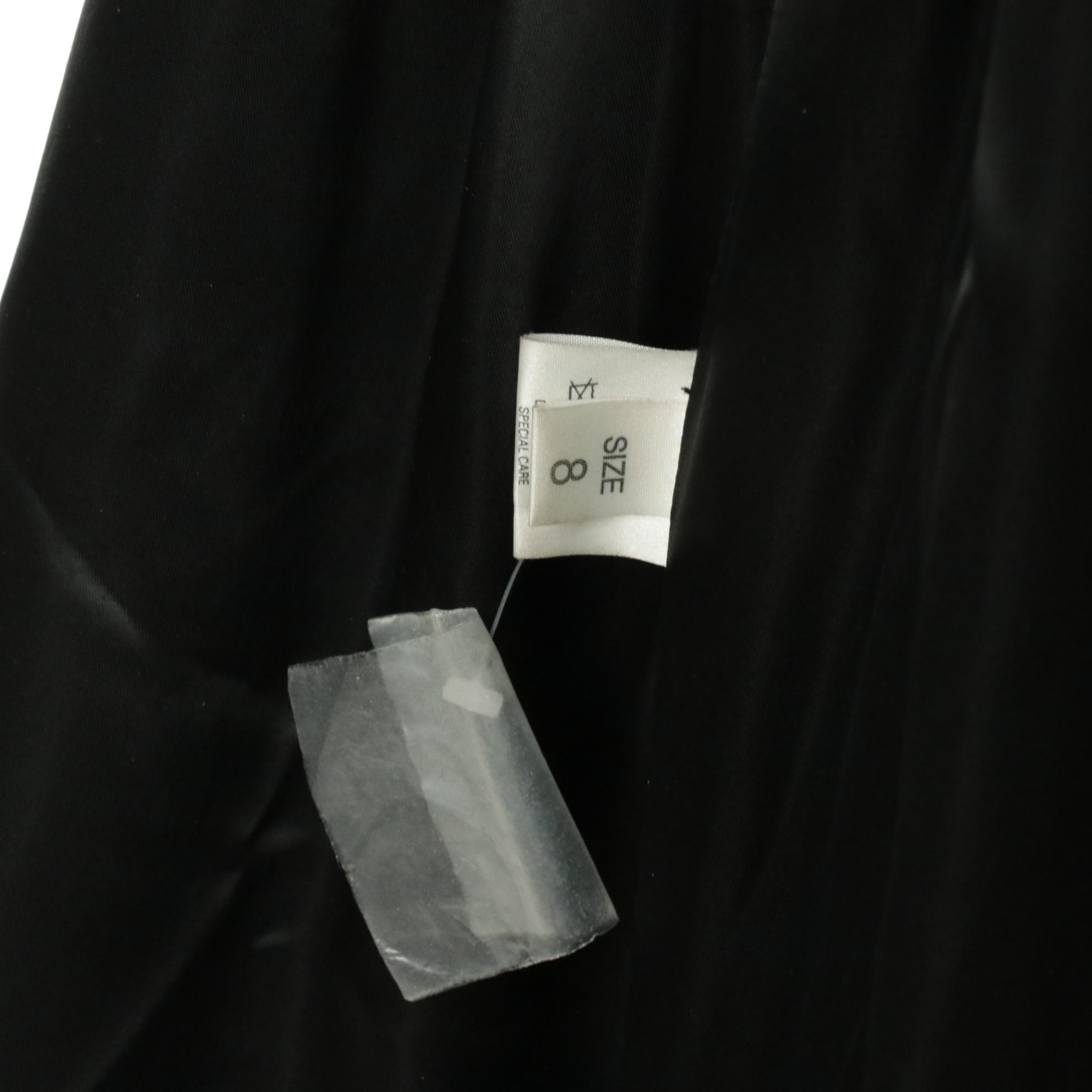 Dalkeith Black Cashmere Double-Breasted Long Coat with Other Printed Nylon Coat