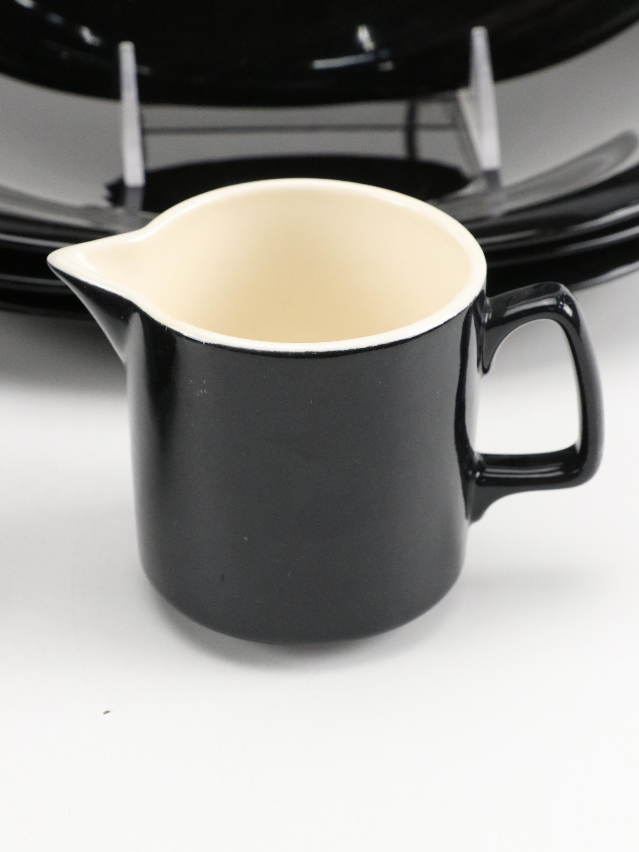 Waechtersbach and Mikasa "Black" Ceramic Dinnerware