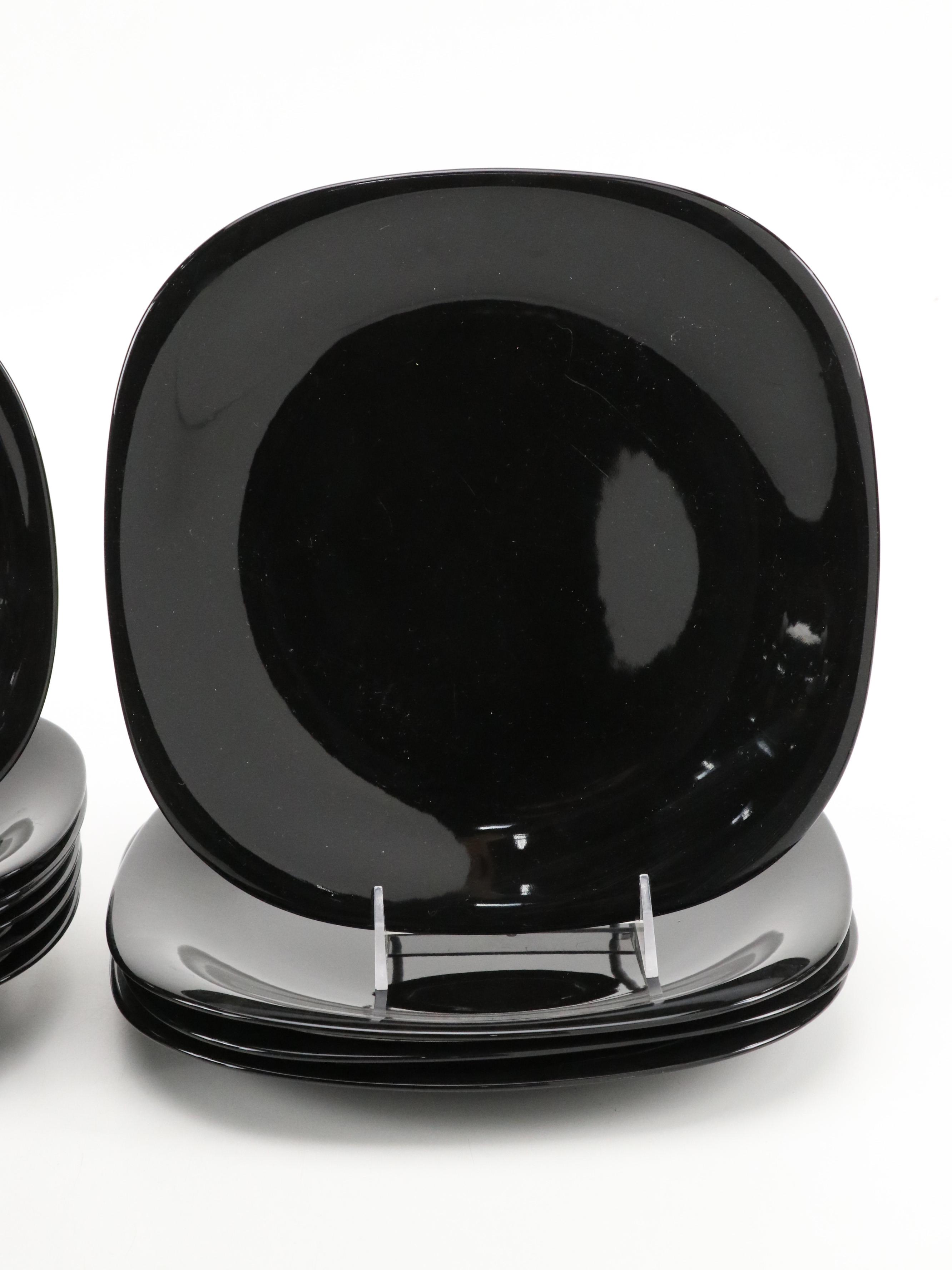 Waechtersbach and Mikasa "Black" Ceramic Dinnerware