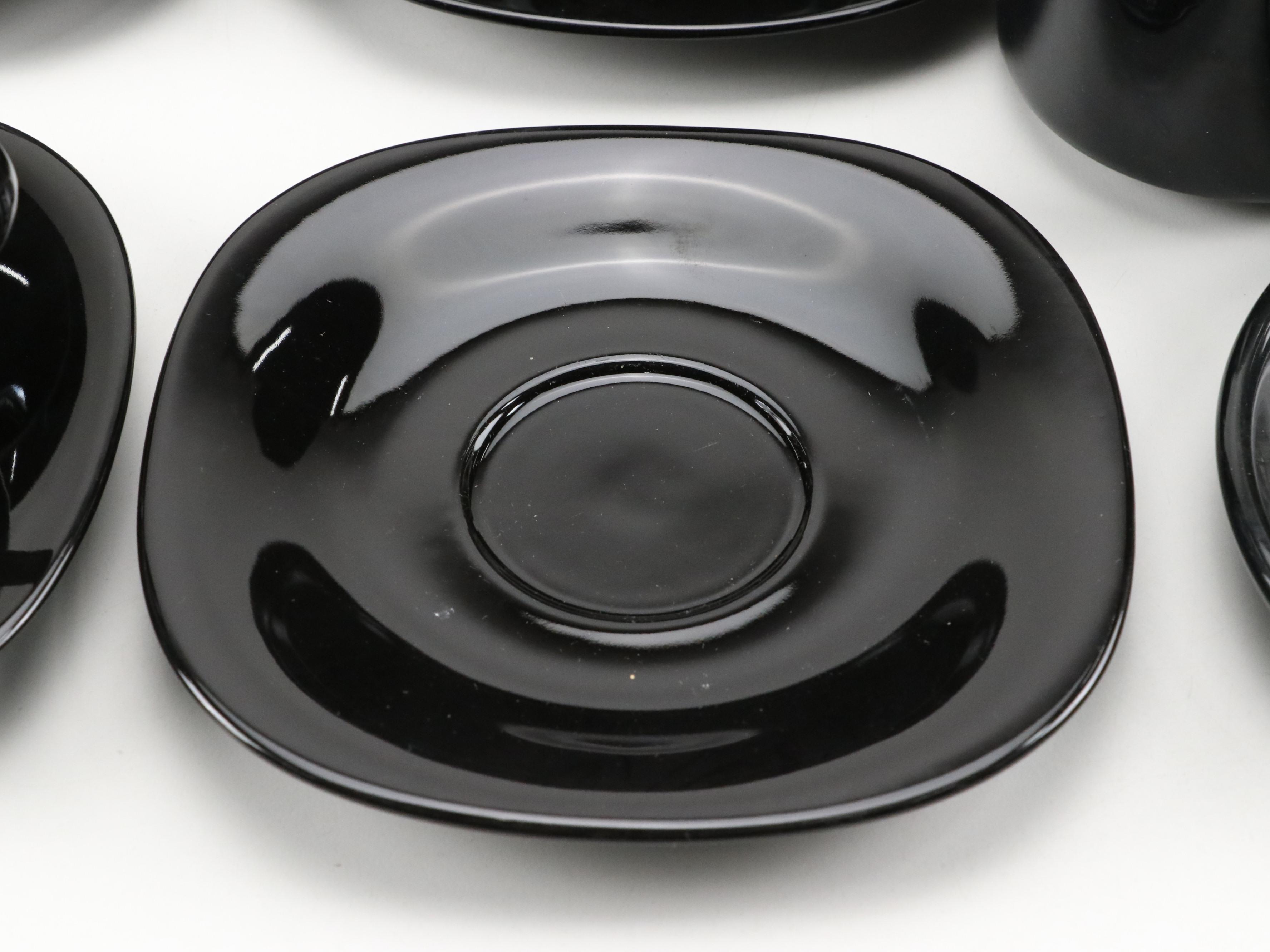 Waechtersbach and Mikasa "Black" Ceramic Dinnerware