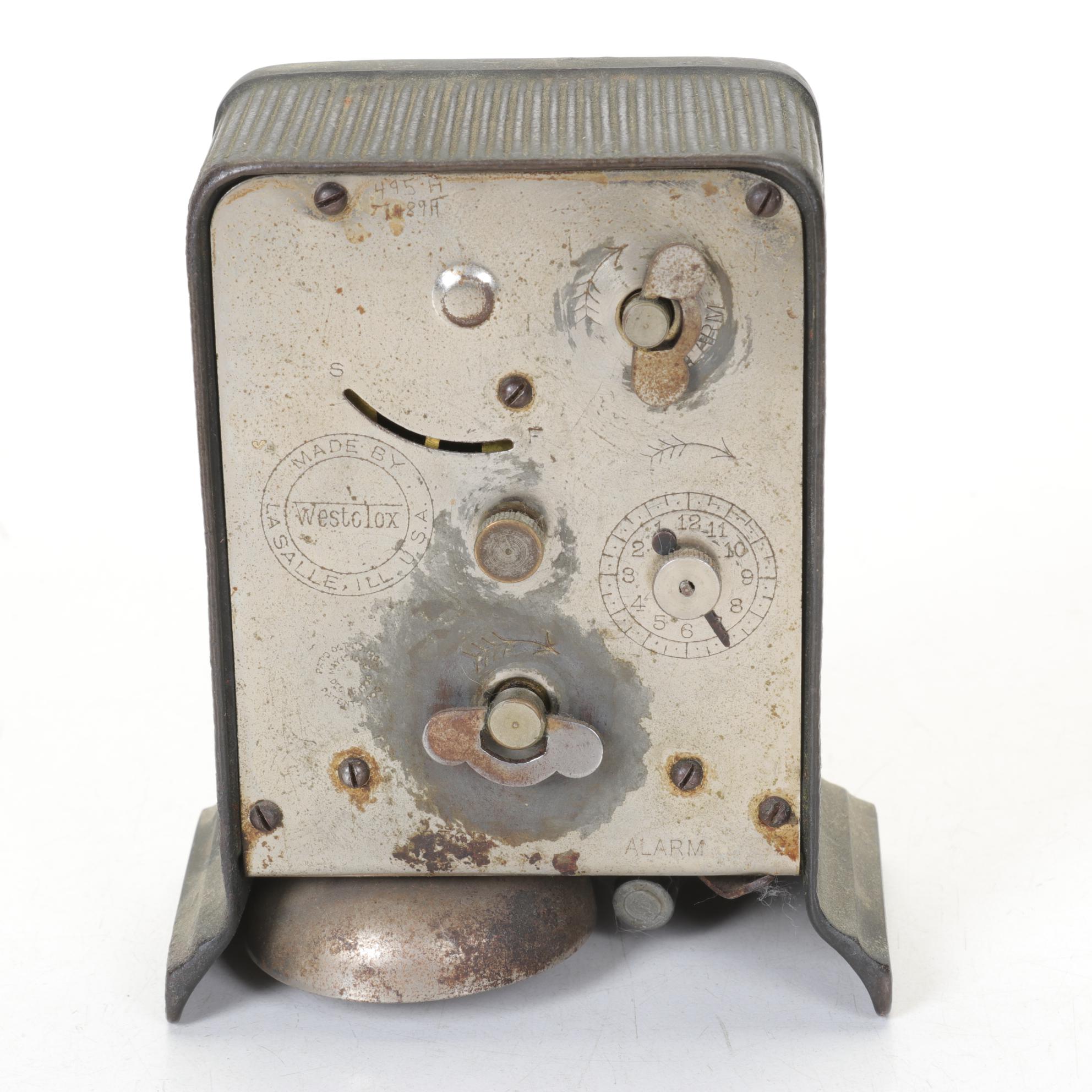 Wooden & Cast Iron Clocks Featuring "Ironclad" by Western Clock Co.