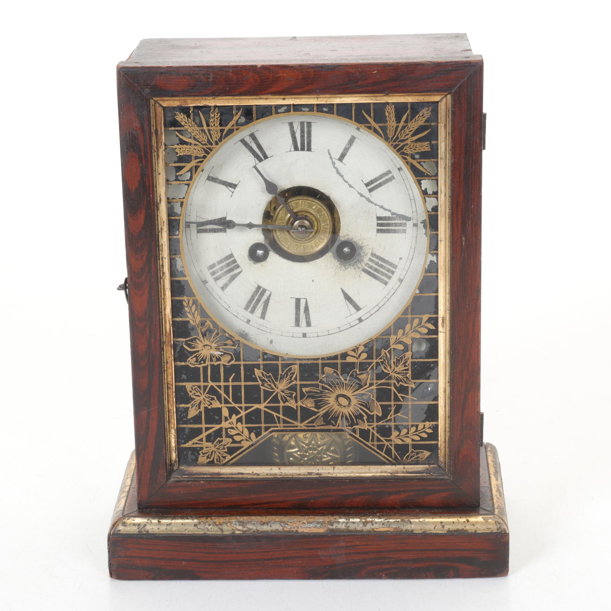 Wooden & Cast Iron Clocks Featuring "Ironclad" by Western Clock Co.