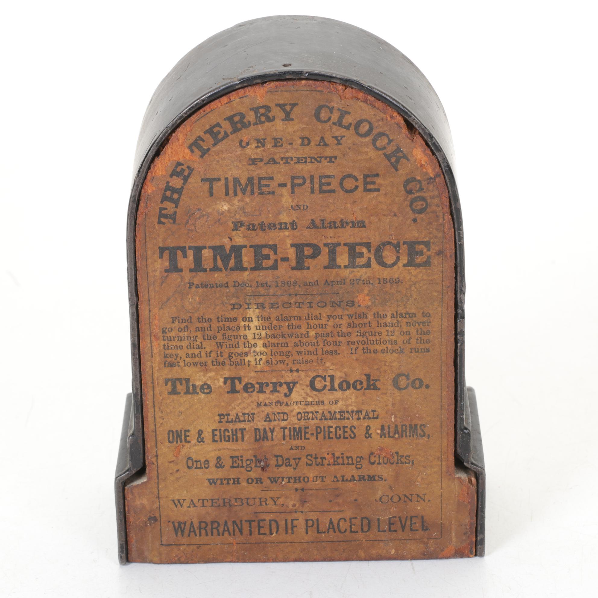 Wooden & Cast Iron Clocks Featuring "Ironclad" by Western Clock Co.