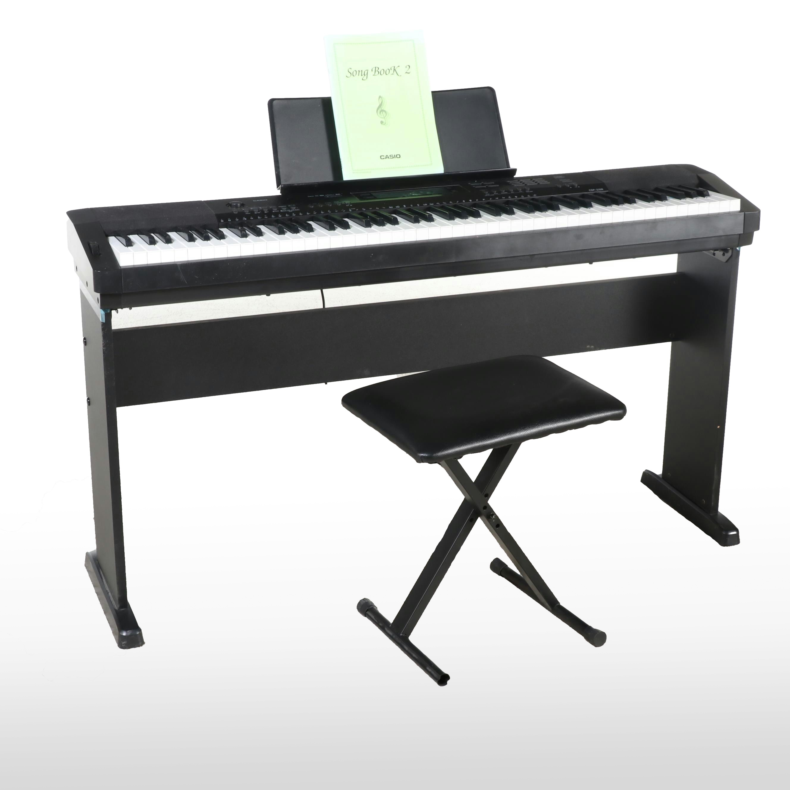 Casio Model CDP-220R Keyboard with Seat