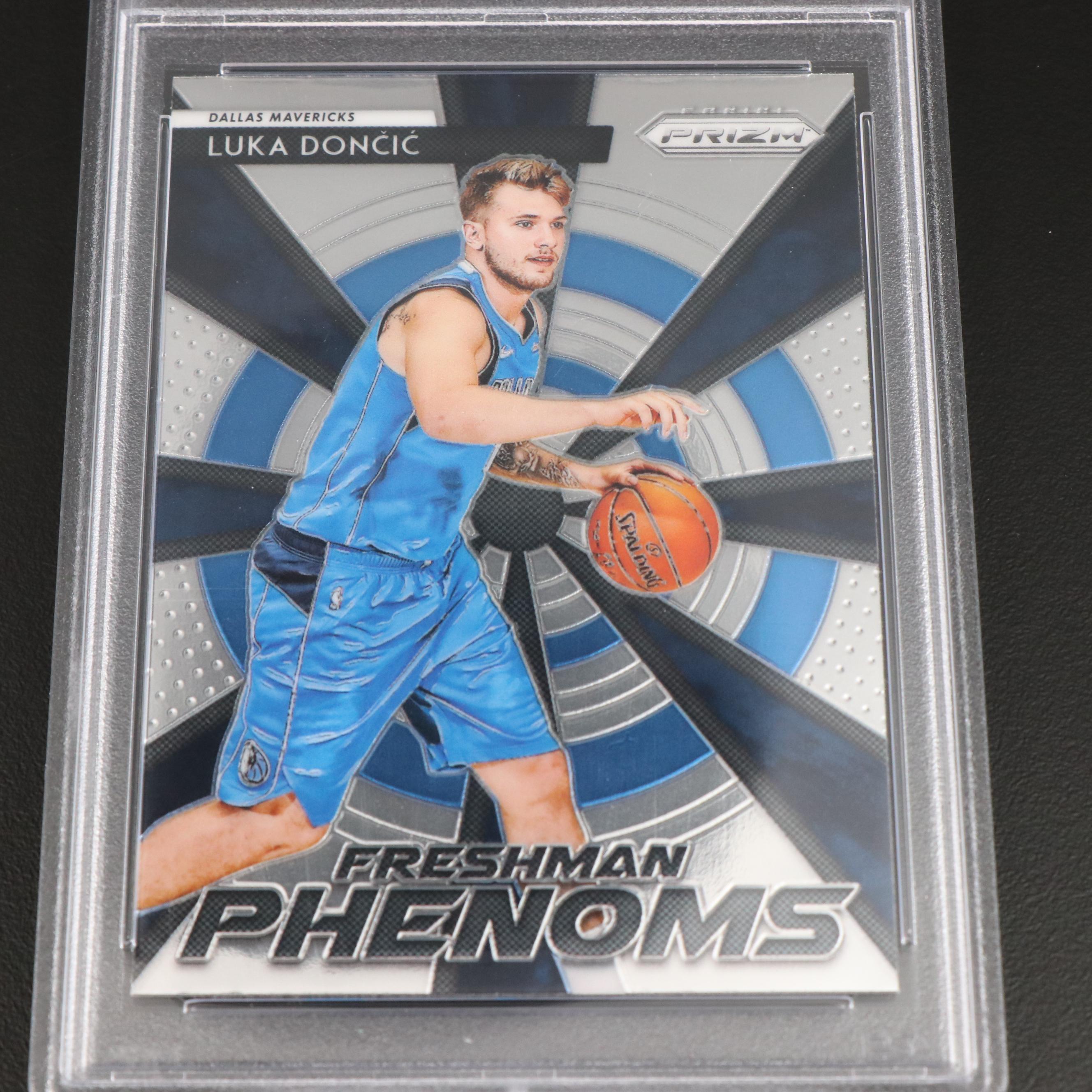 2018 Prizm Luka Doncic Freshman Phenoms Basketball Card Graded PSA 10