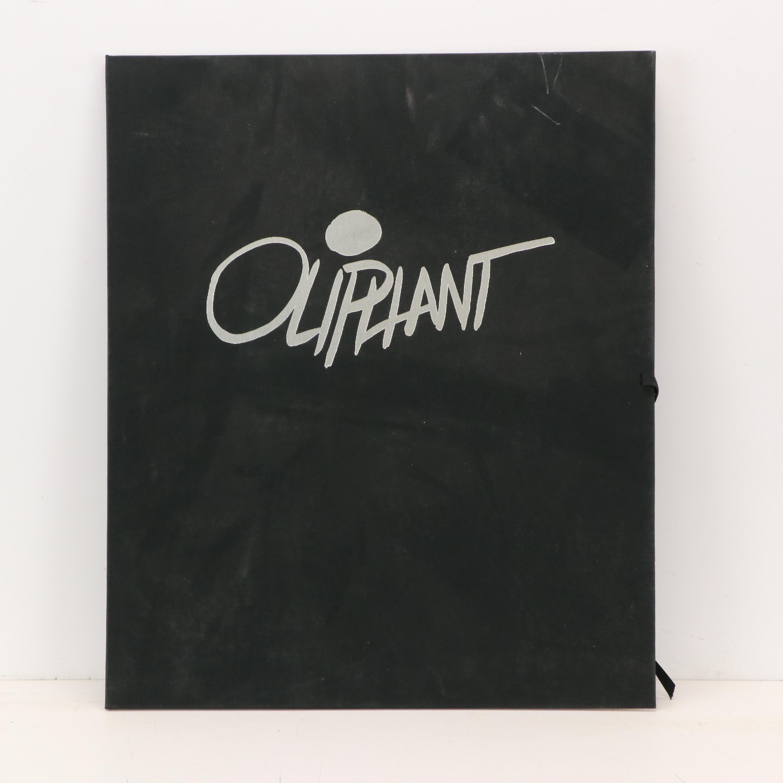 Patrick Oliphant Landfall Press Portfolio of Six Cartoon Etchings, 1999