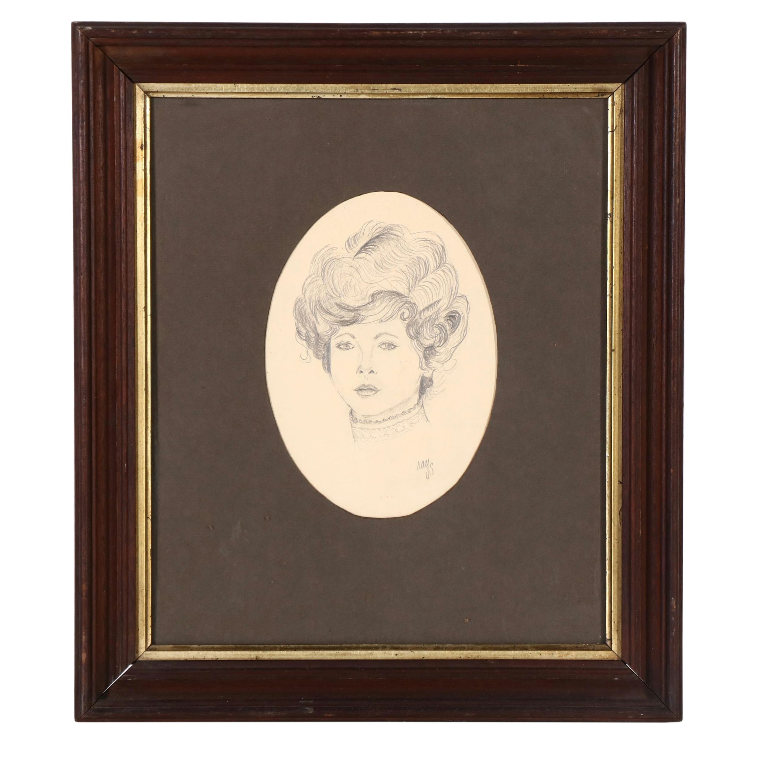 Ray S. Portrait Graphite Drawing