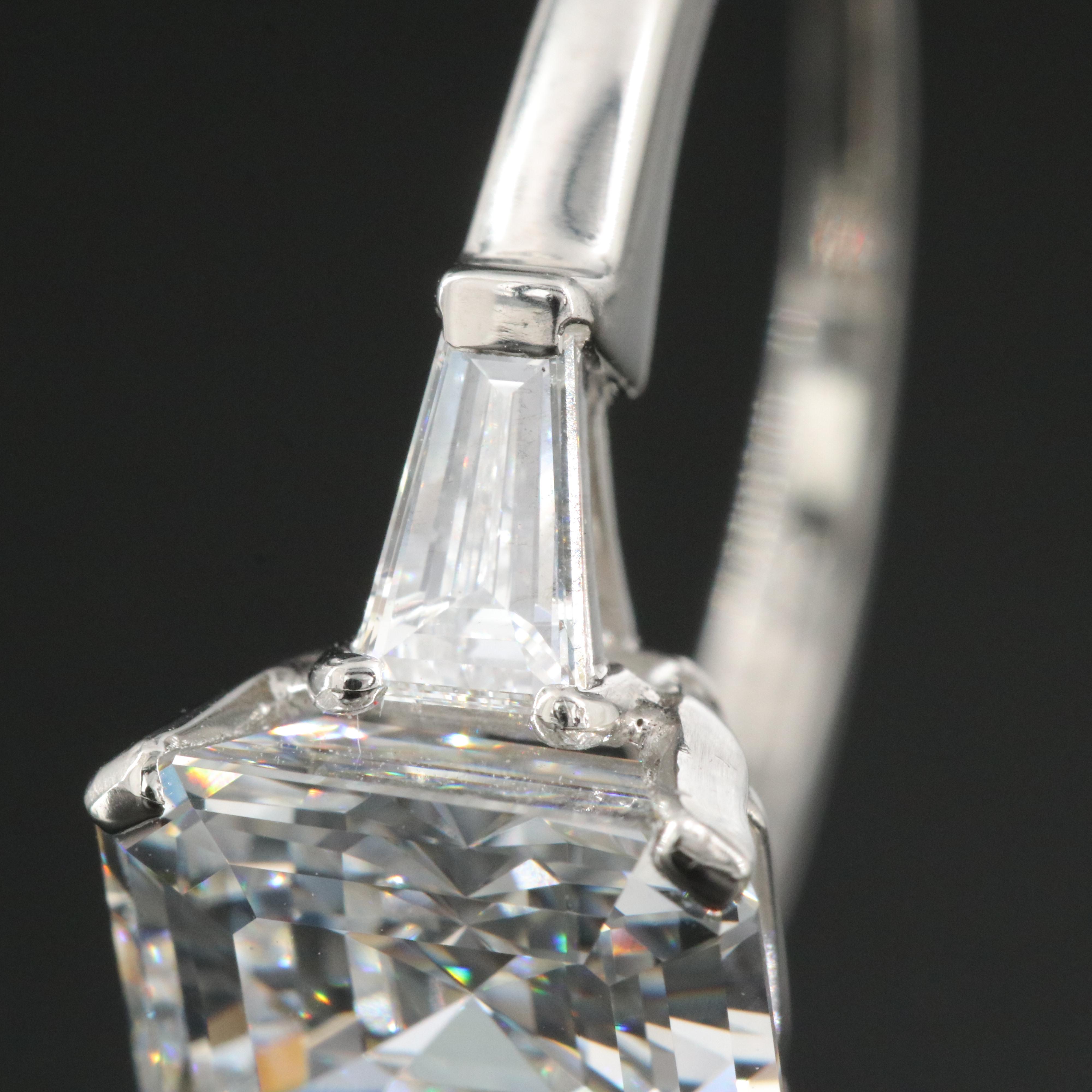 GRAFF Platinum 5.73 CTW Diamond Ring with Internally Flawless Center and GIA